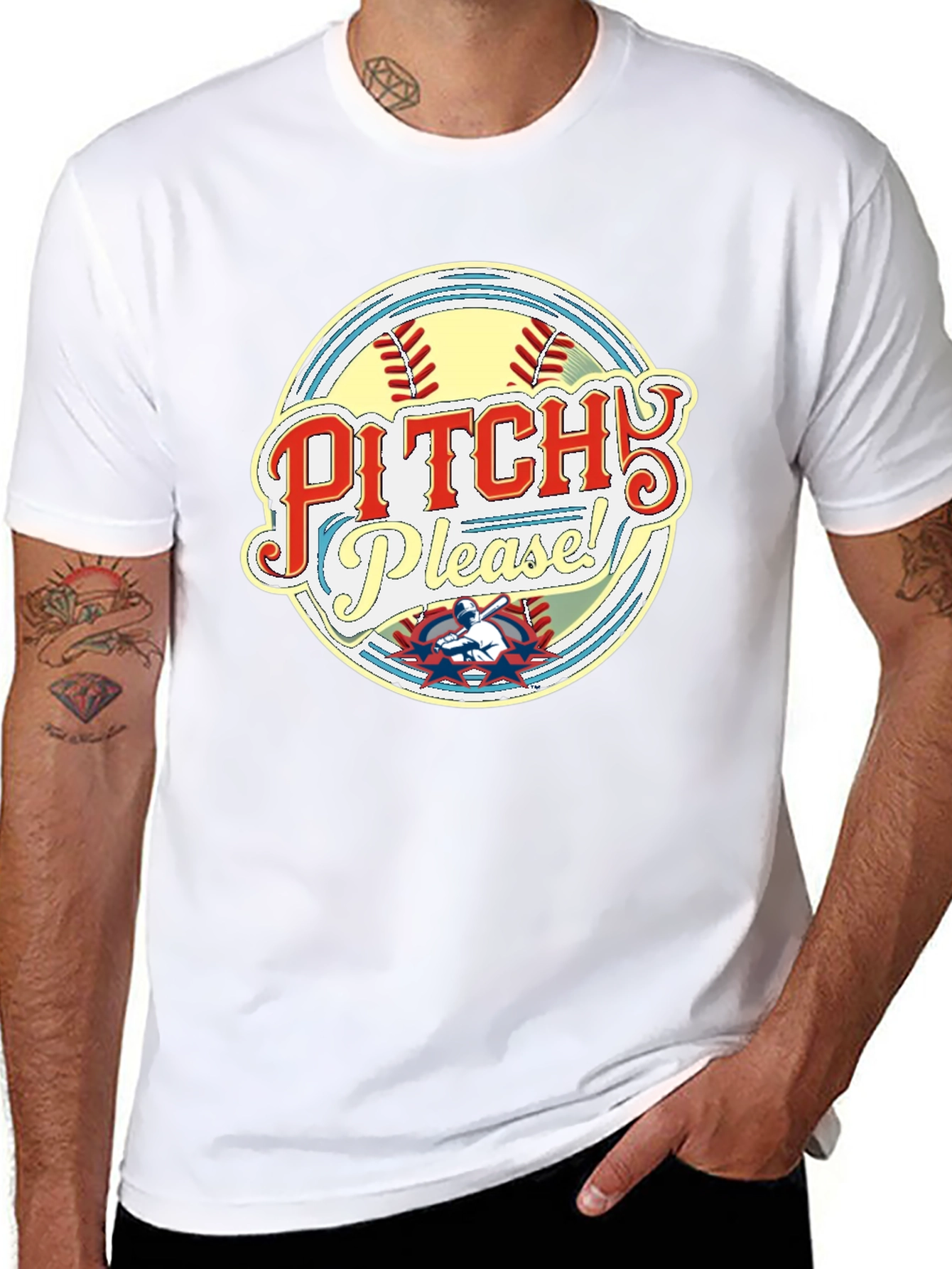 Pitch Please Baseball T-Shirt