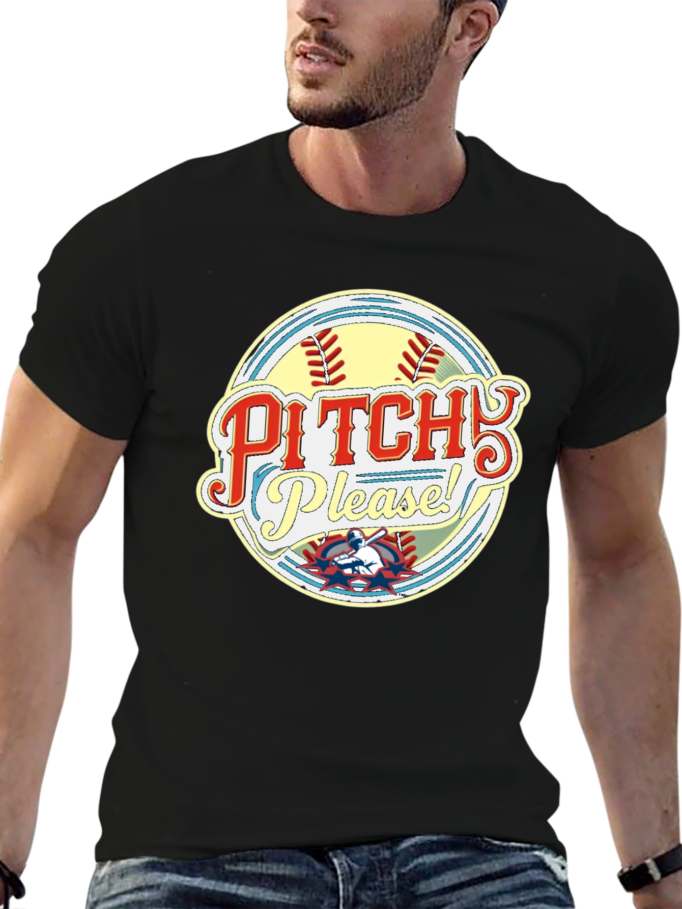 Pitch Please Baseball T-Shirt