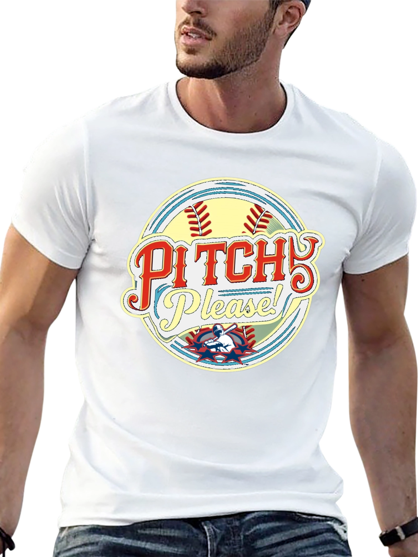 Pitch Please Baseball T-Shirt