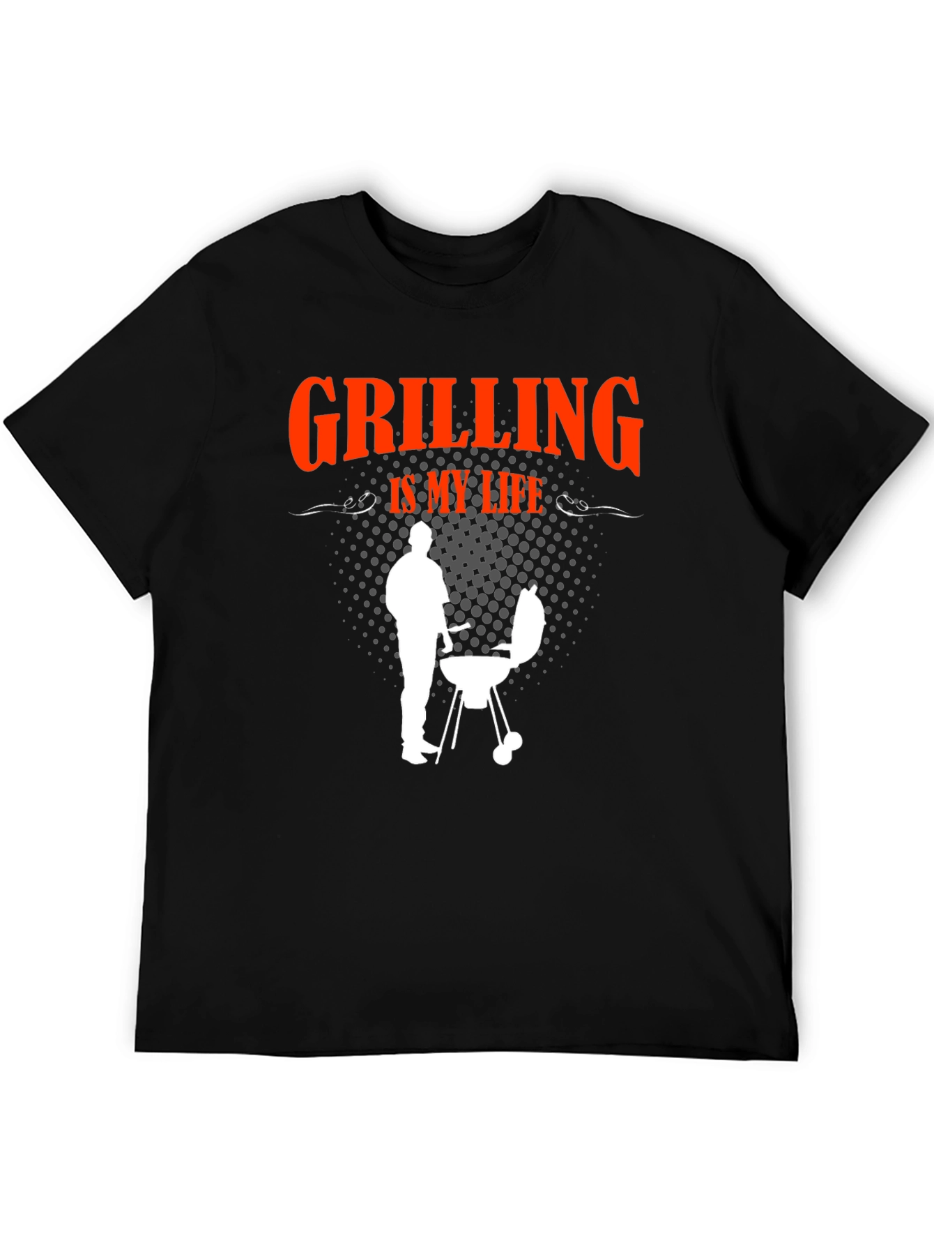 Grilling Is My Life Graphic T-Shirt