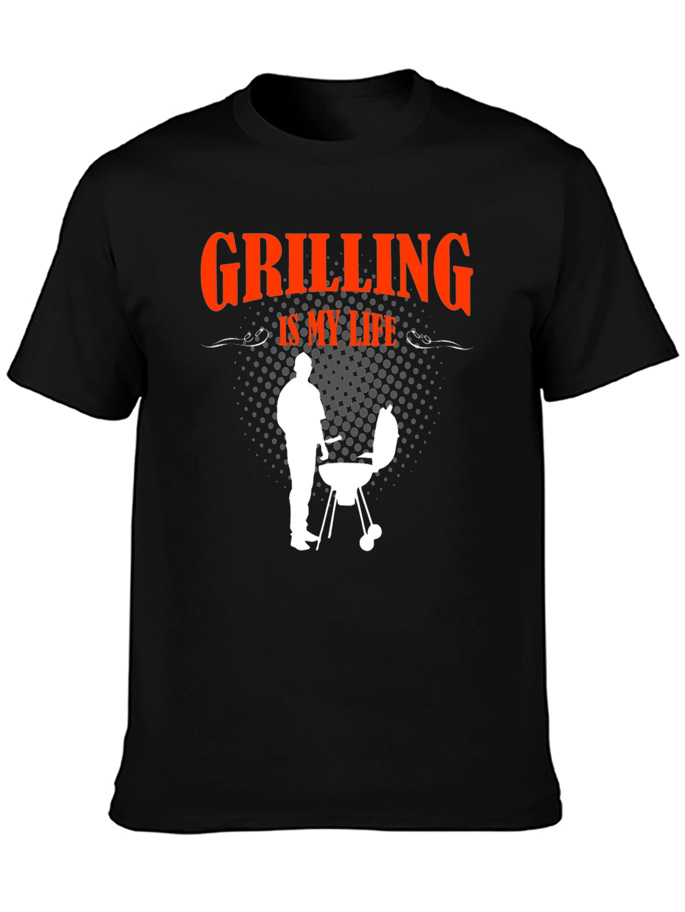 Grilling Is My Life Graphic T-Shirt