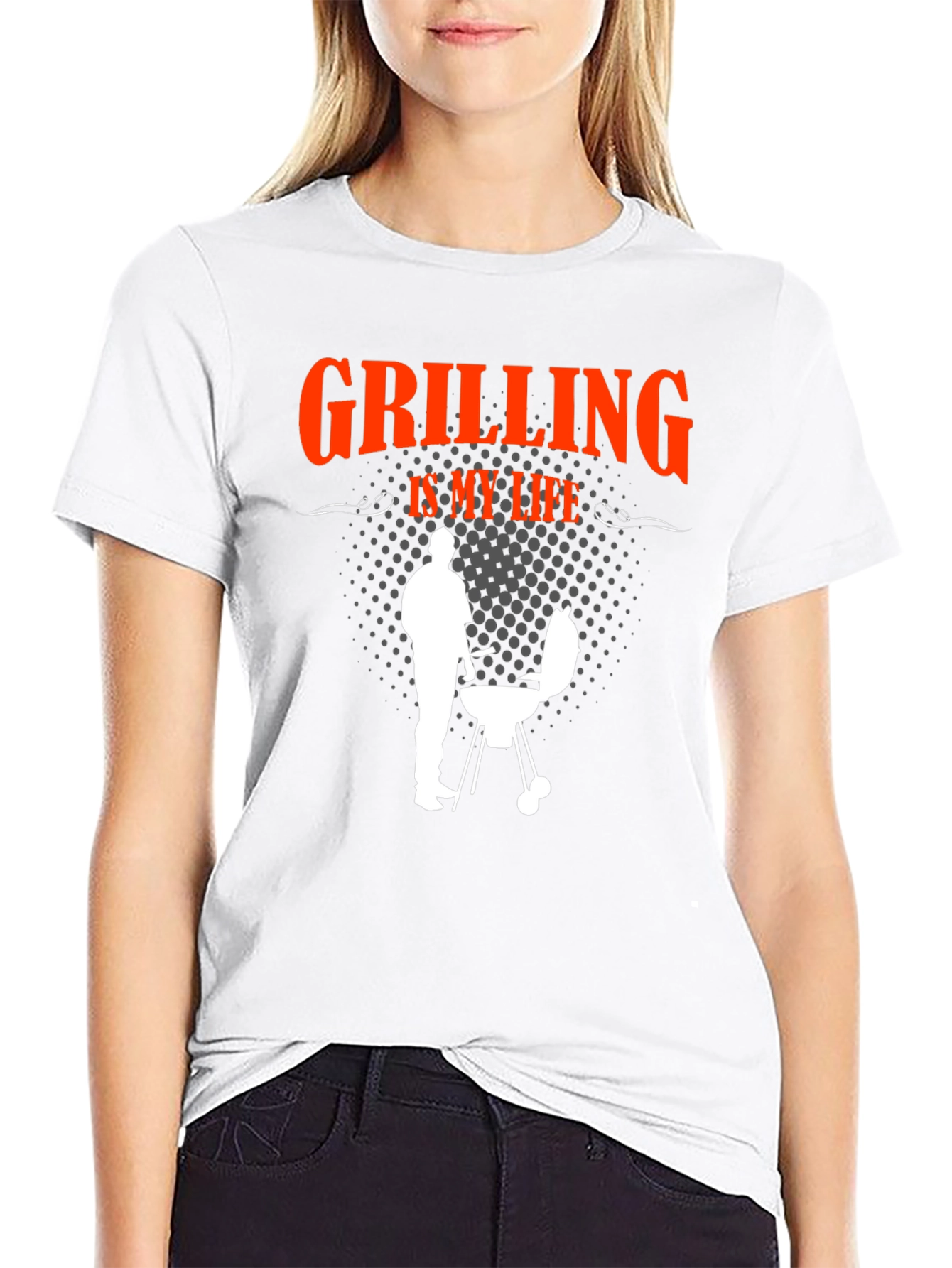 Grilling Is My Life Graphic T-Shirt