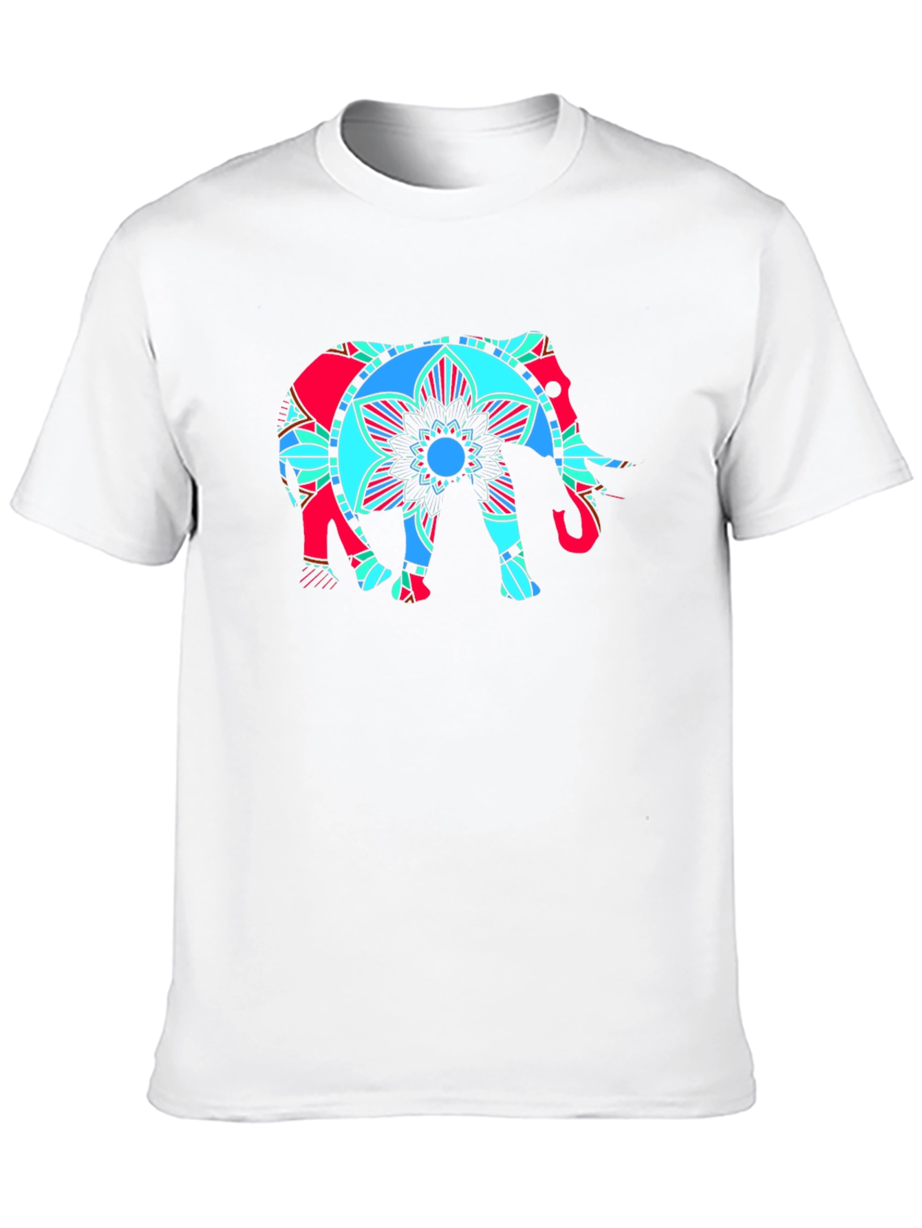 Elephant Mandala Graphic T-Shirt