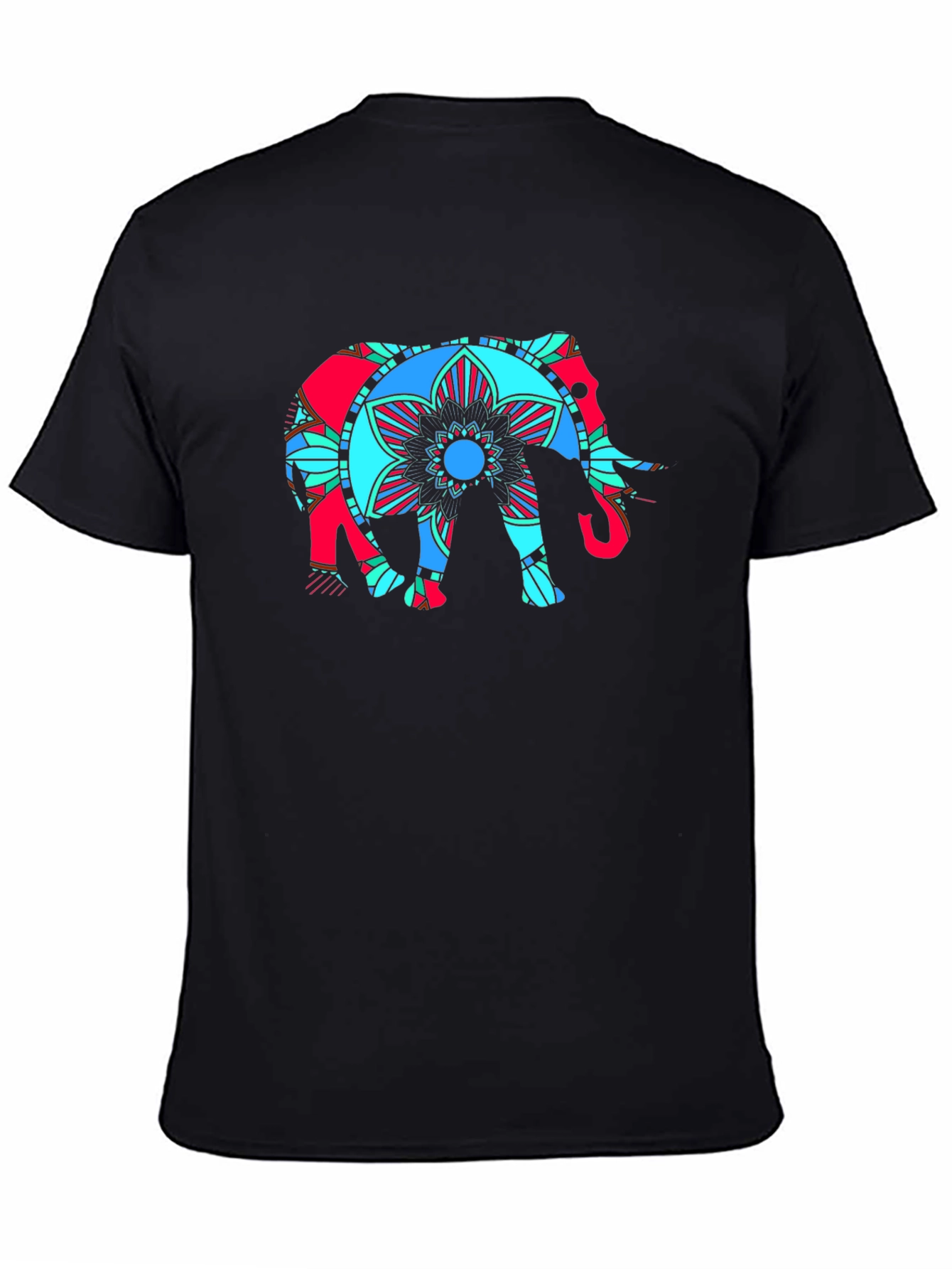 Elephant Mandala Graphic T-Shirt
