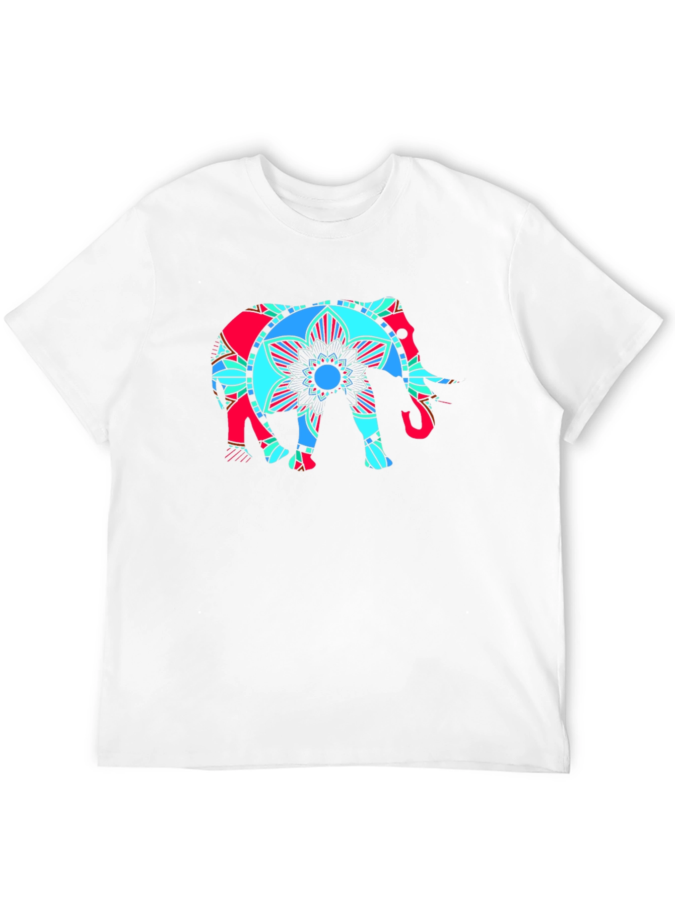 Elephant Mandala Graphic T-Shirt