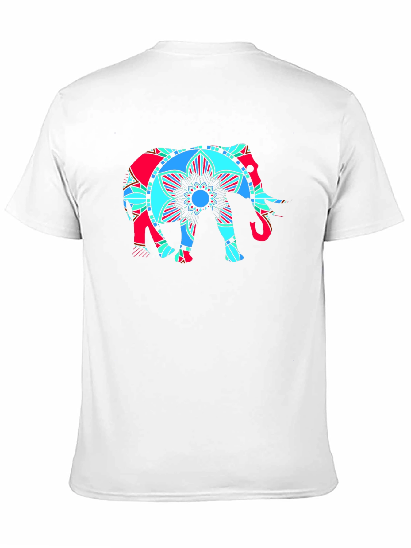 Elephant Mandala Graphic T-Shirt