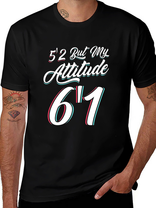 Attitude Statement Black Graphic Tee
