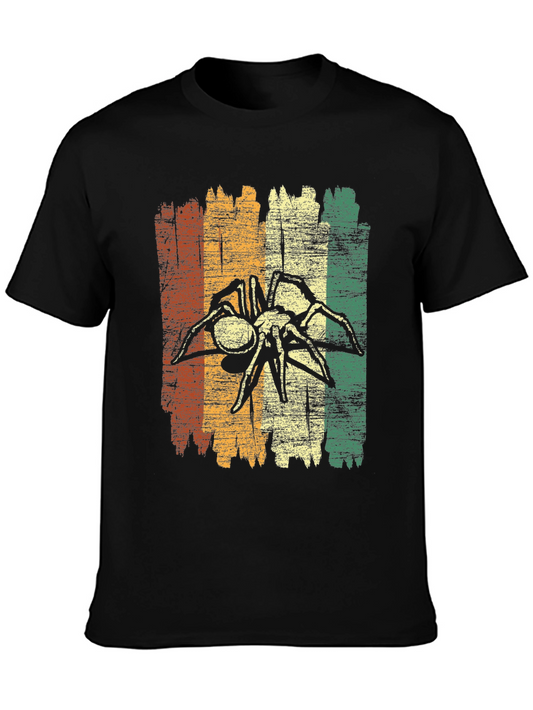 Retro Spider Graphic T-Shirt - Vintage Style Tee