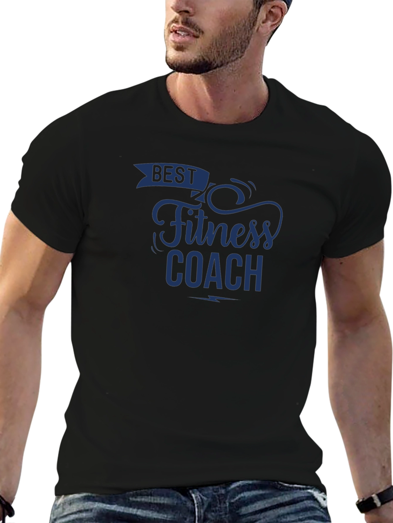 Best Fitness Coach T-Shirt - Motivational Gym Apparel