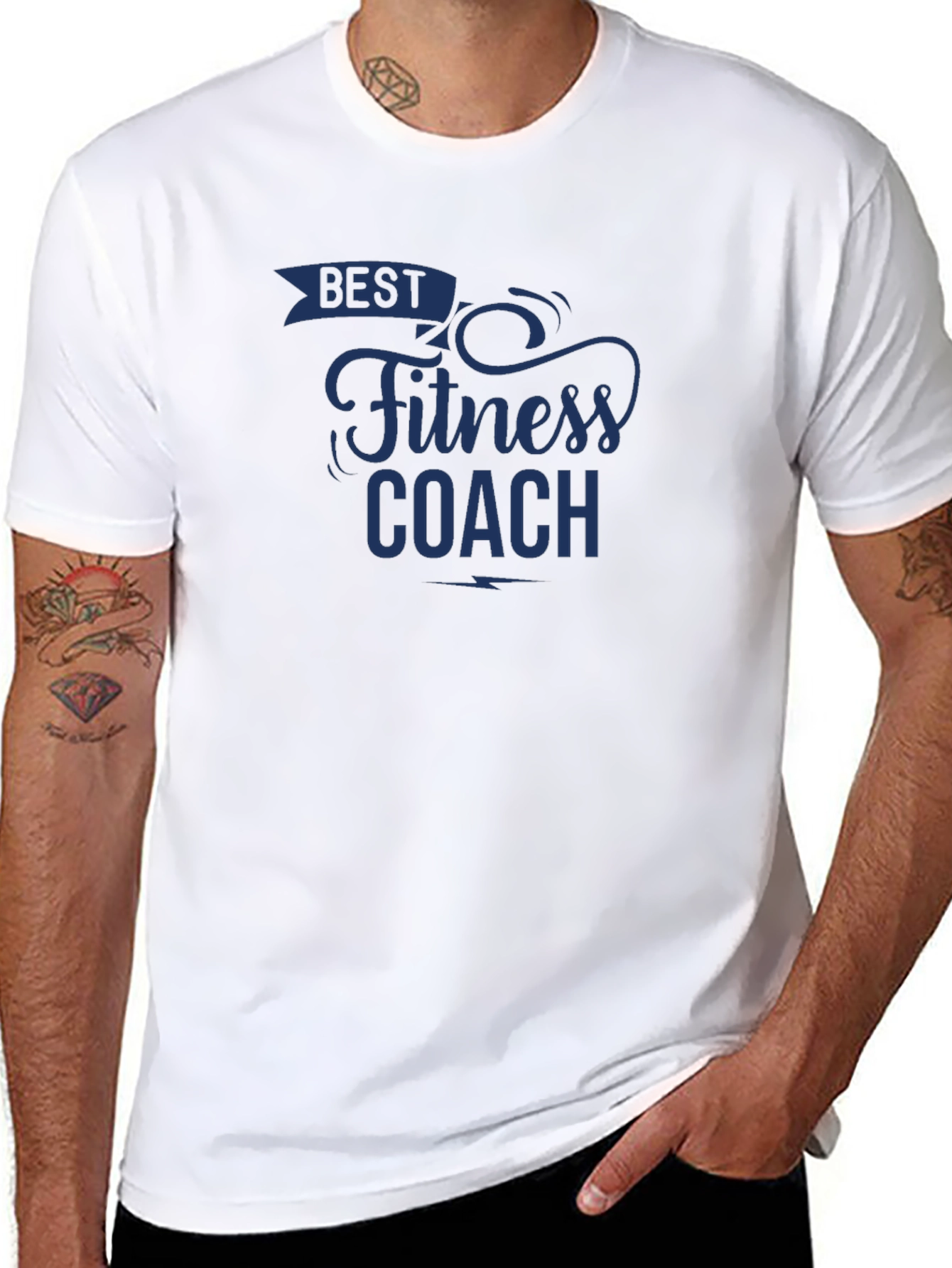 Best Fitness Coach T-Shirt - Motivational Gym Apparel