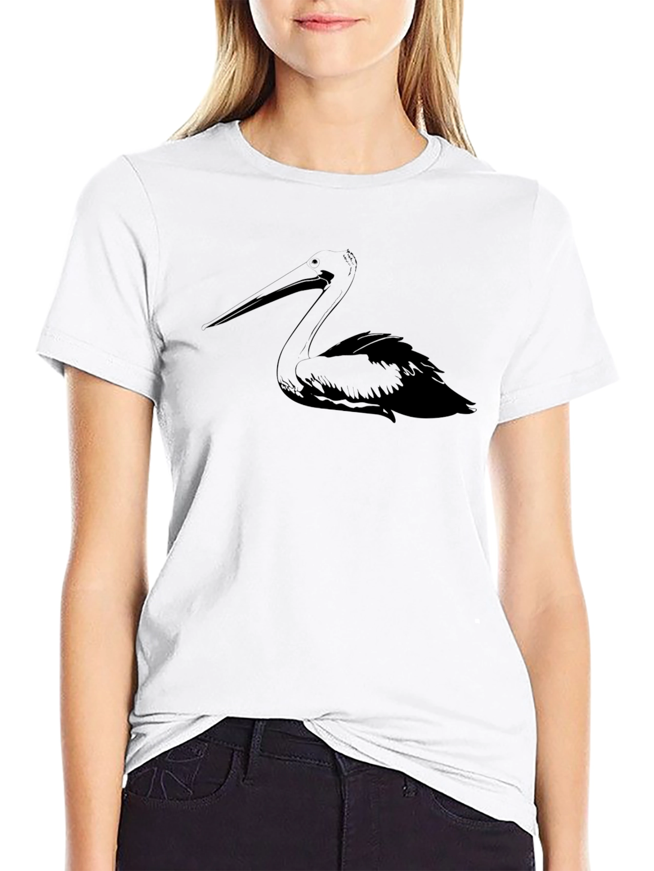 Pelican Graphic Tee - Soft Cotton Bird T-Shirt