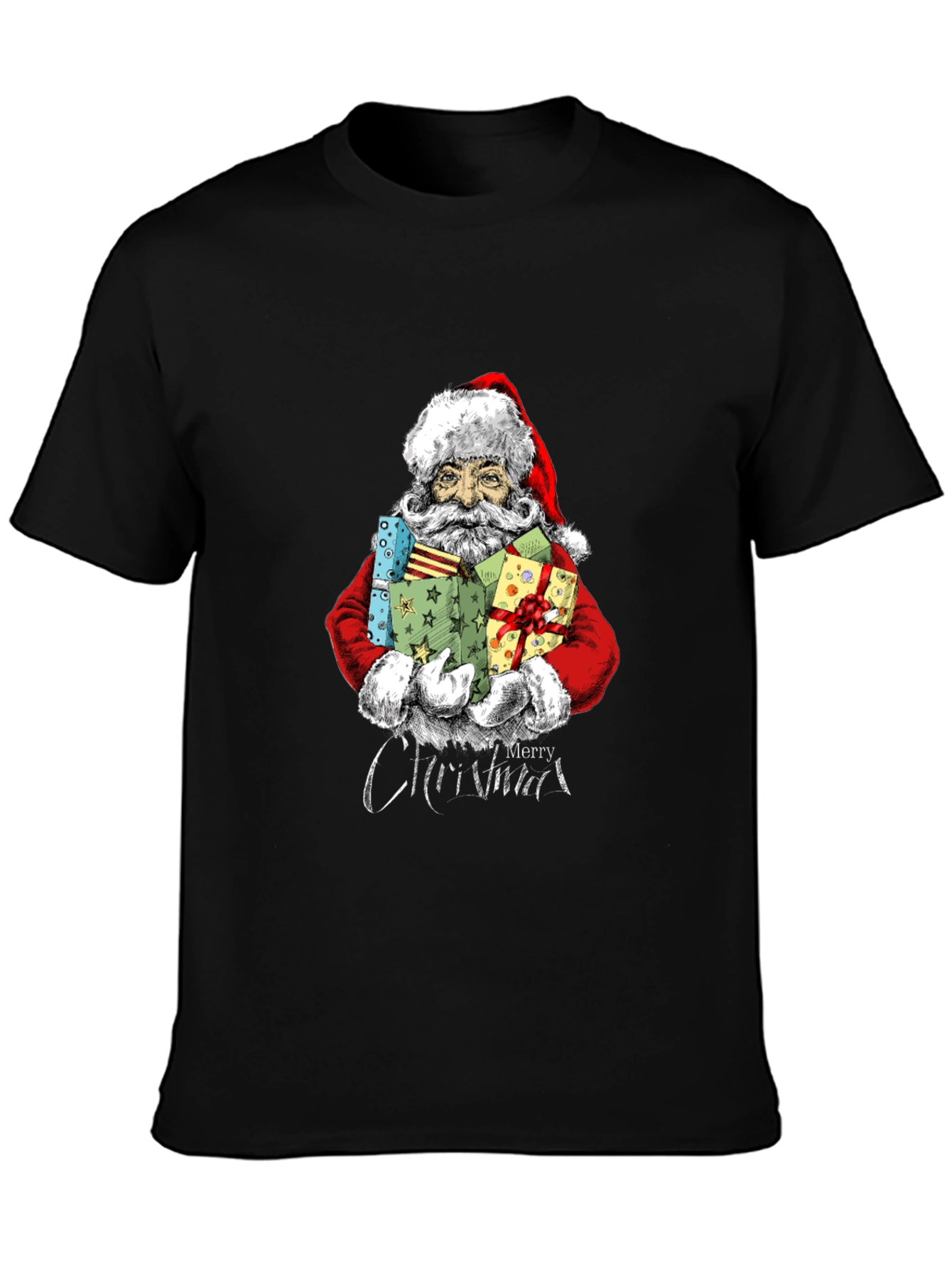 Festive Santa Claus Christmas T-Shirt