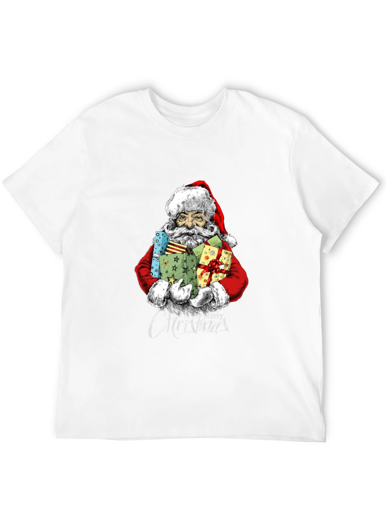 Festive Santa Claus Christmas T-Shirt