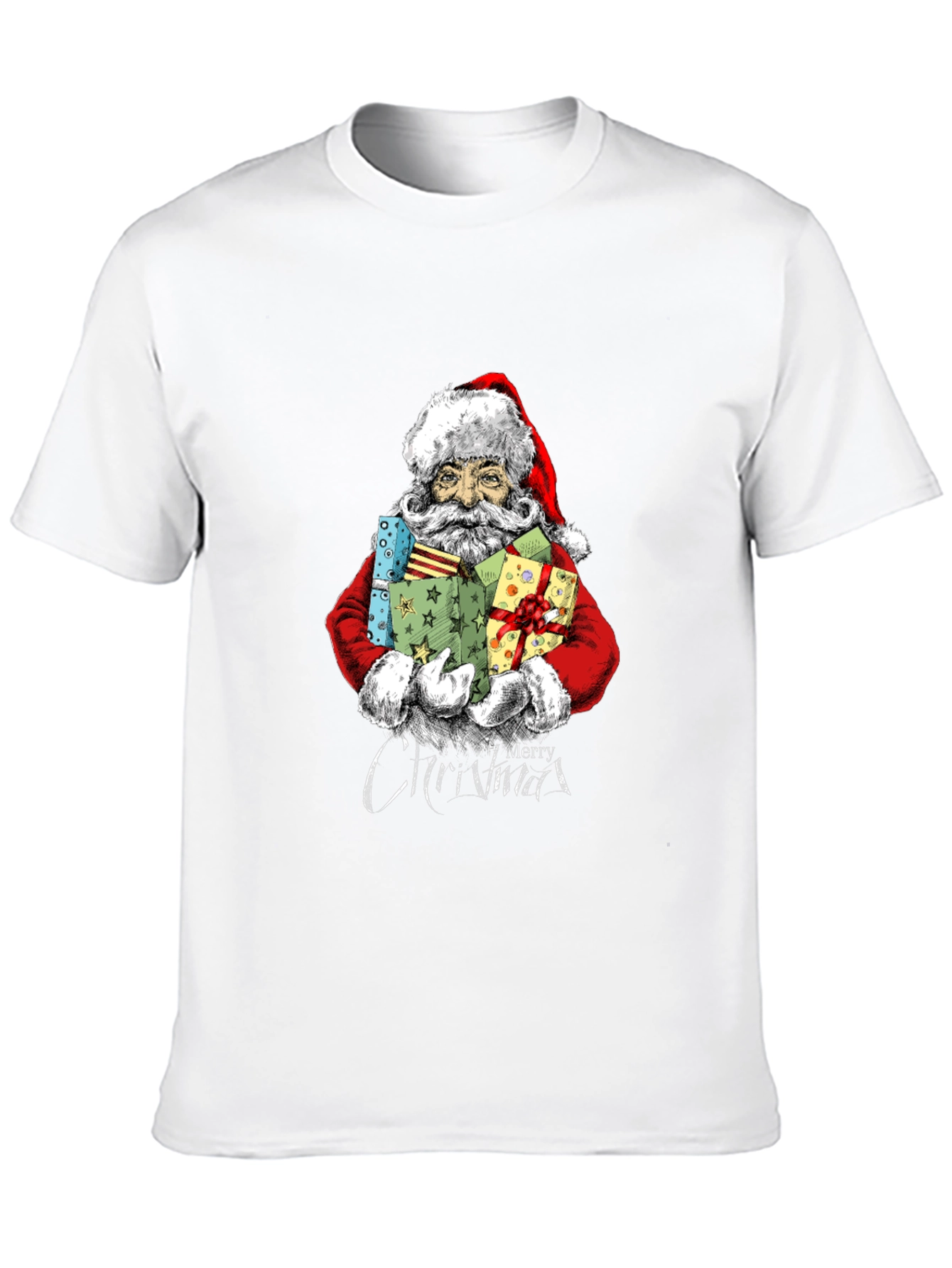Festive Santa Claus Christmas T-Shirt