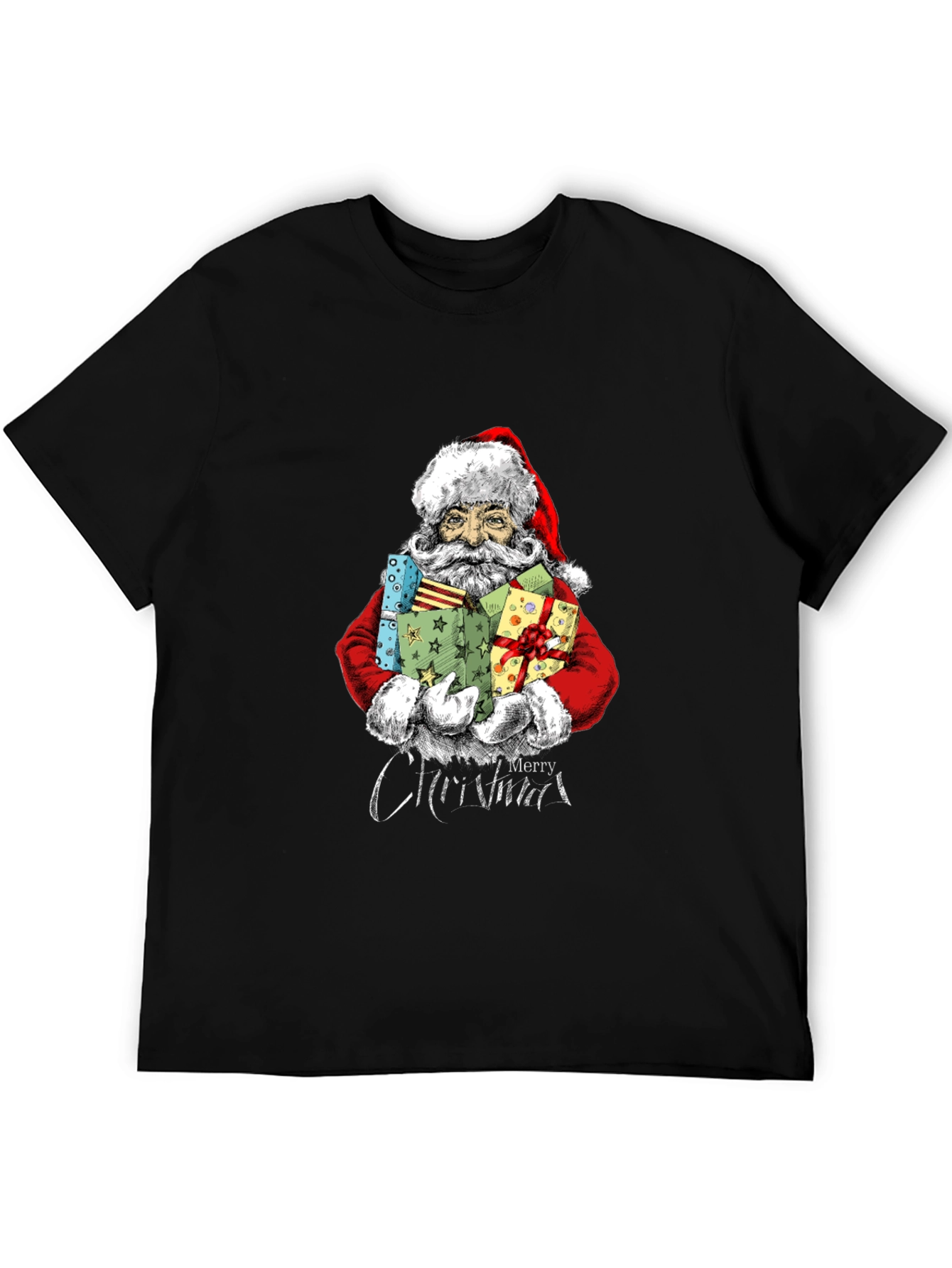 Festive Santa Claus Christmas T-Shirt