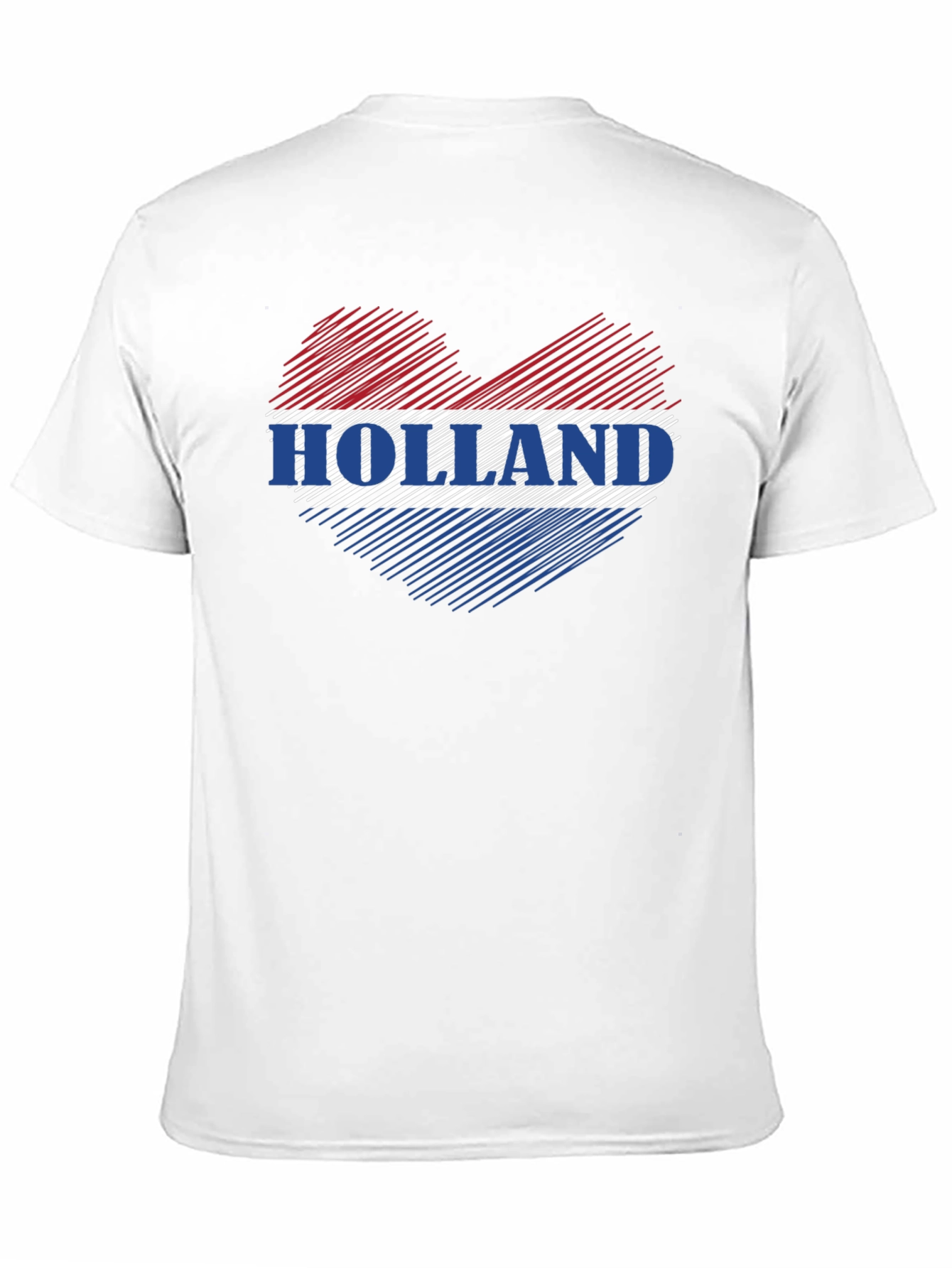 Holland Love Heart Flag Graphic T-Shirt