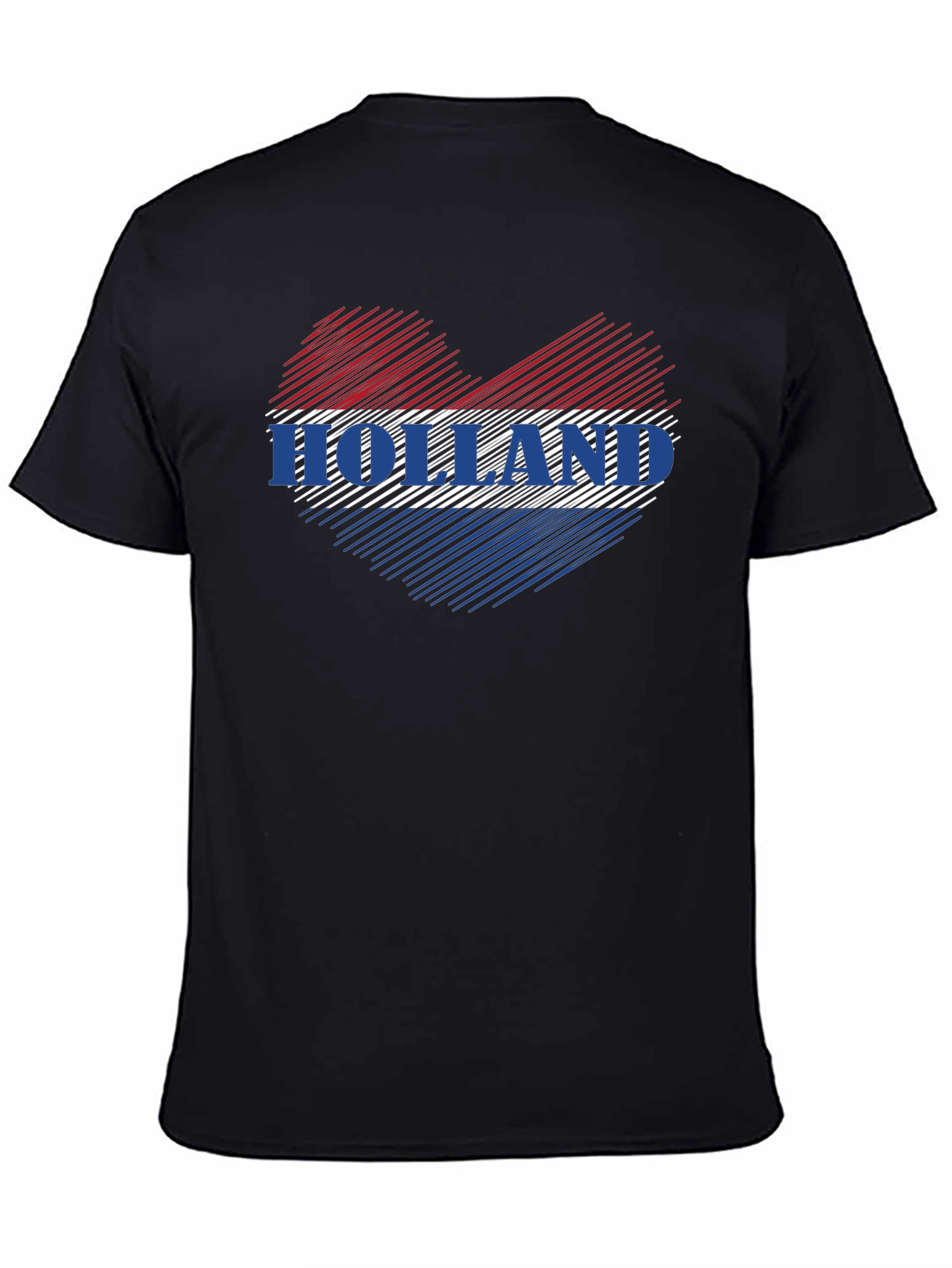 Holland Love Heart Flag Graphic T-Shirt