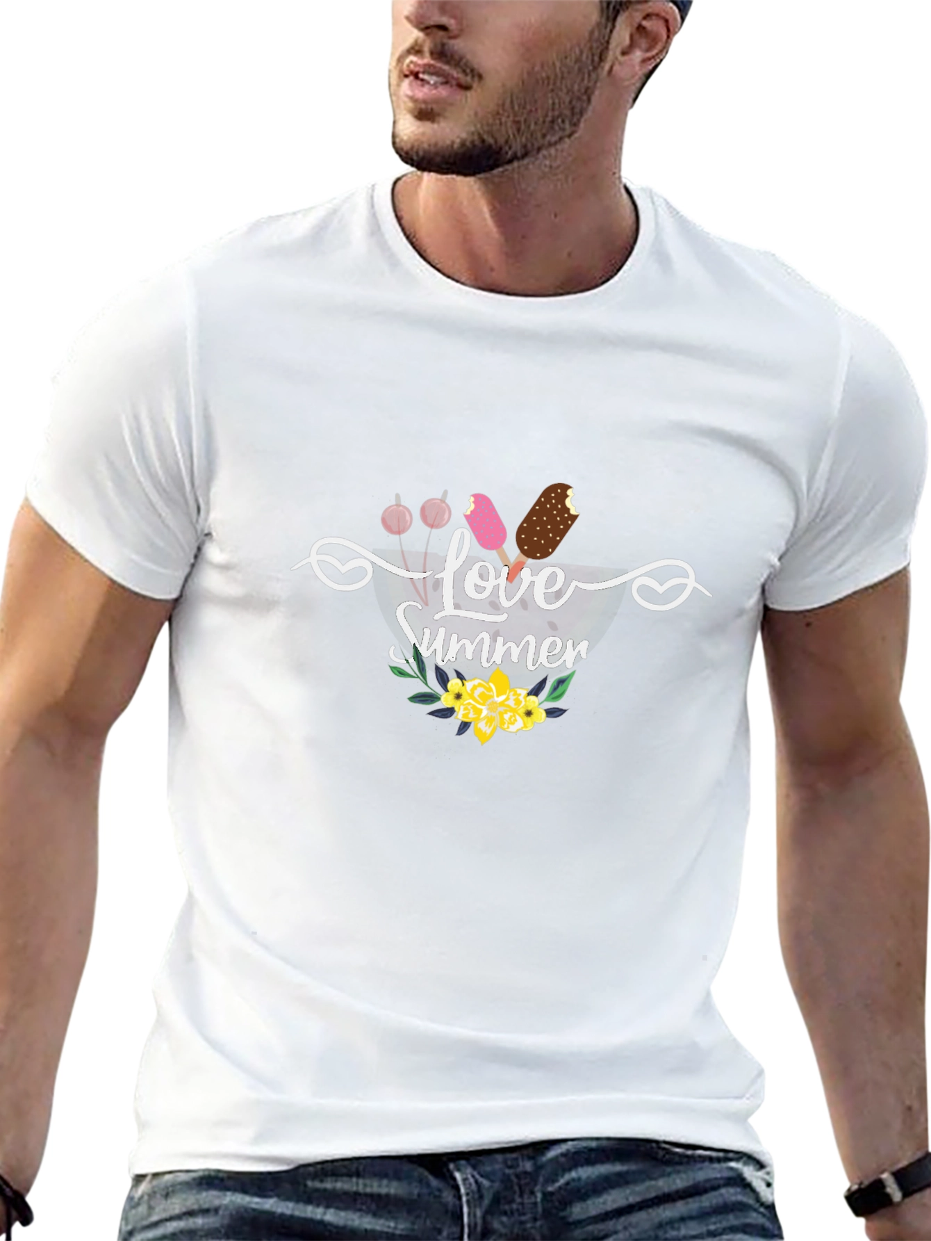 Love Summer Graphic Tee - Black