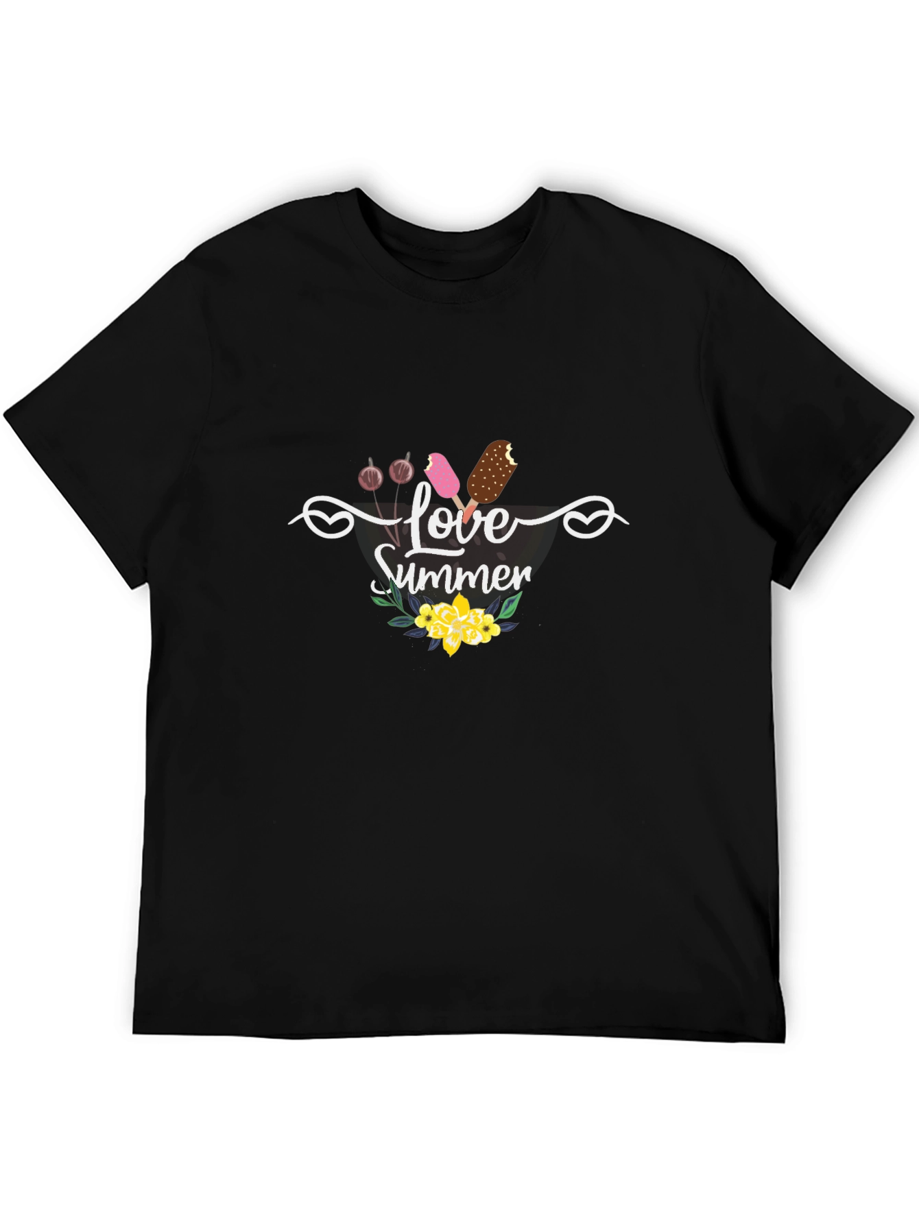 Love Summer Graphic Tee - Black