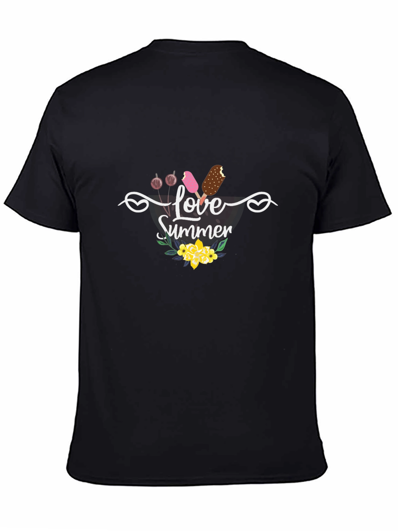 Love Summer Graphic Tee - Black