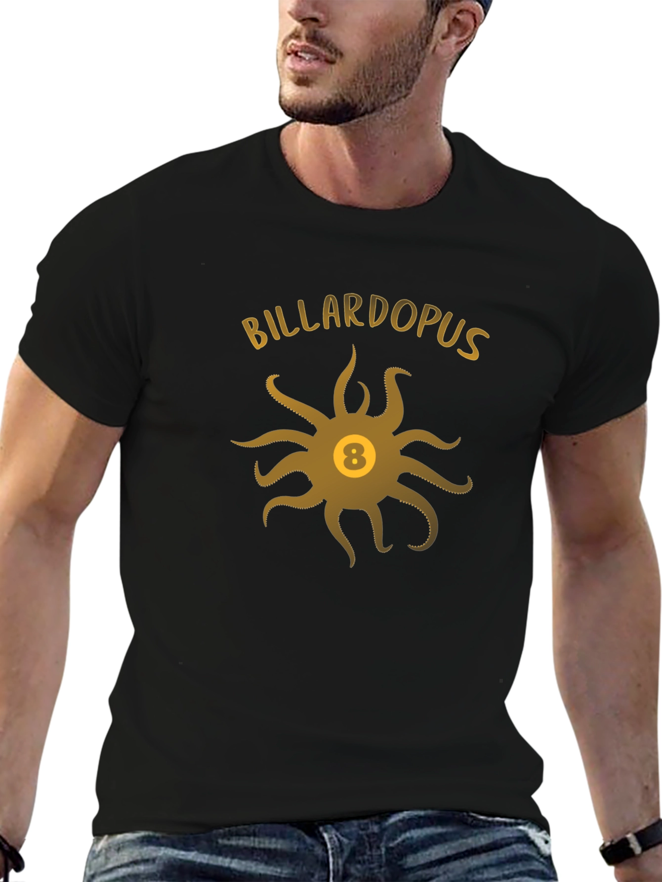 Billardopus T-Shirt - Octopus Billiards Design