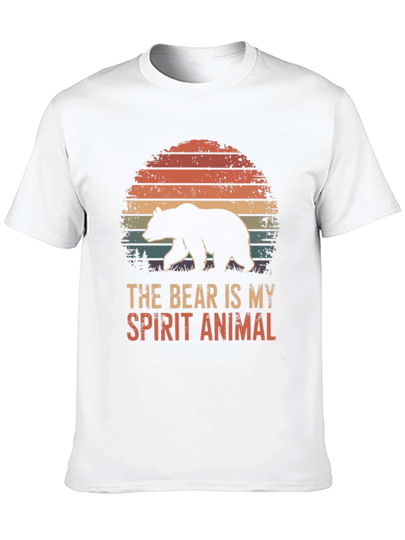Bear Spirit Animal T-Shirt - Nature Inspired Graphic Tee
