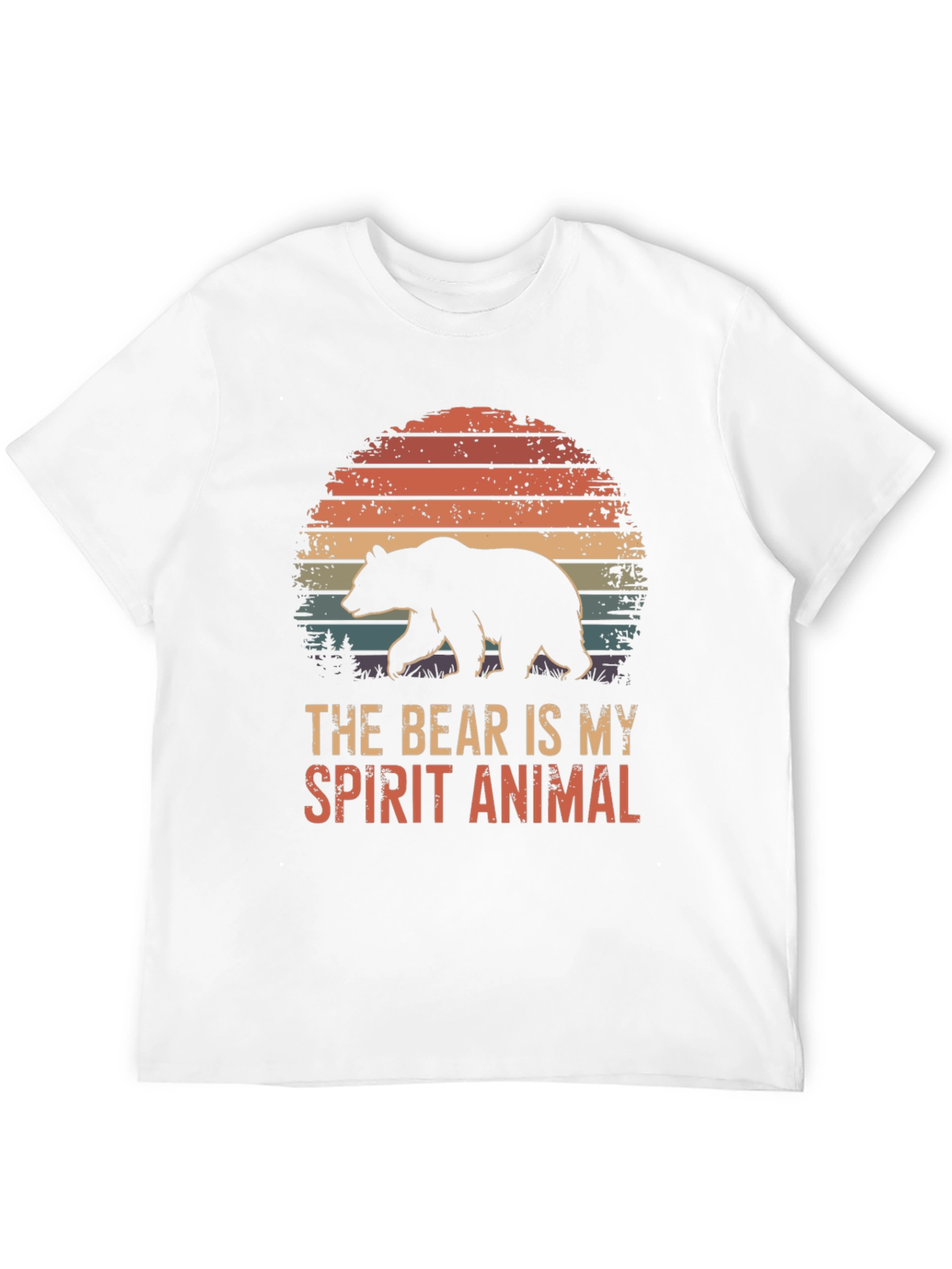 Bear Spirit Animal T-Shirt - Nature Inspired Graphic Tee
