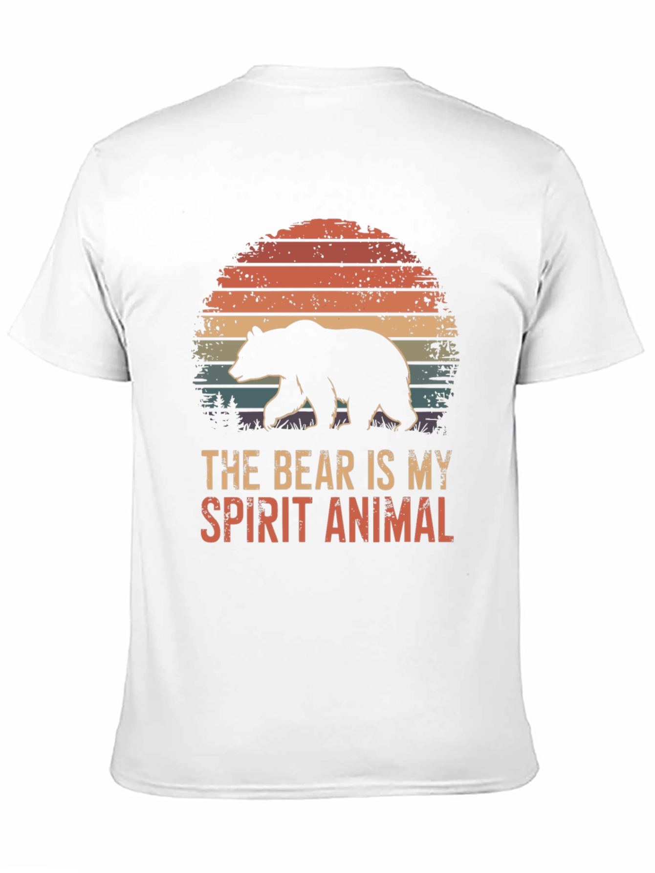 Bear Spirit Animal T-Shirt - Nature Inspired Graphic Tee