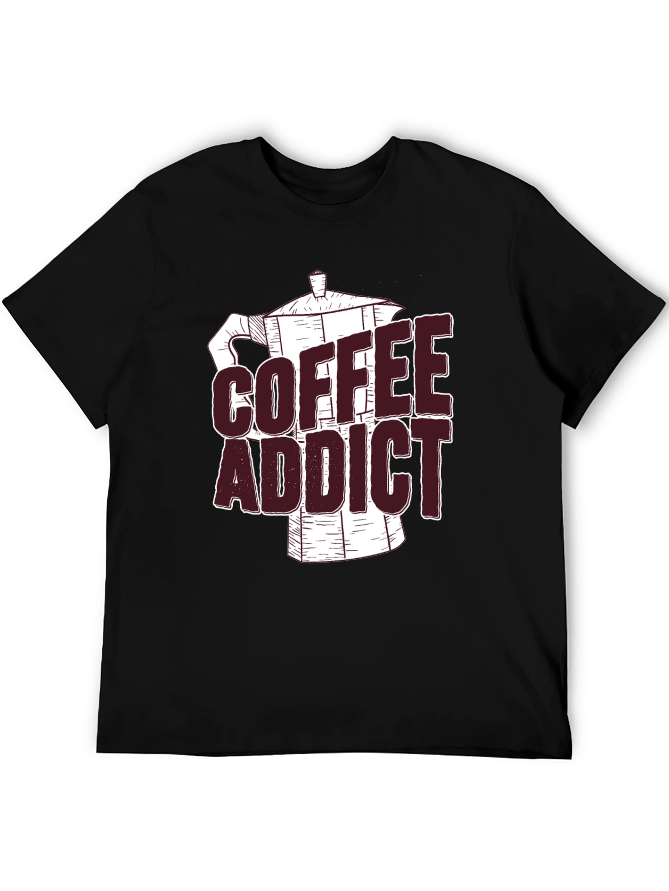 Coffee Addict Black Graphic Tee