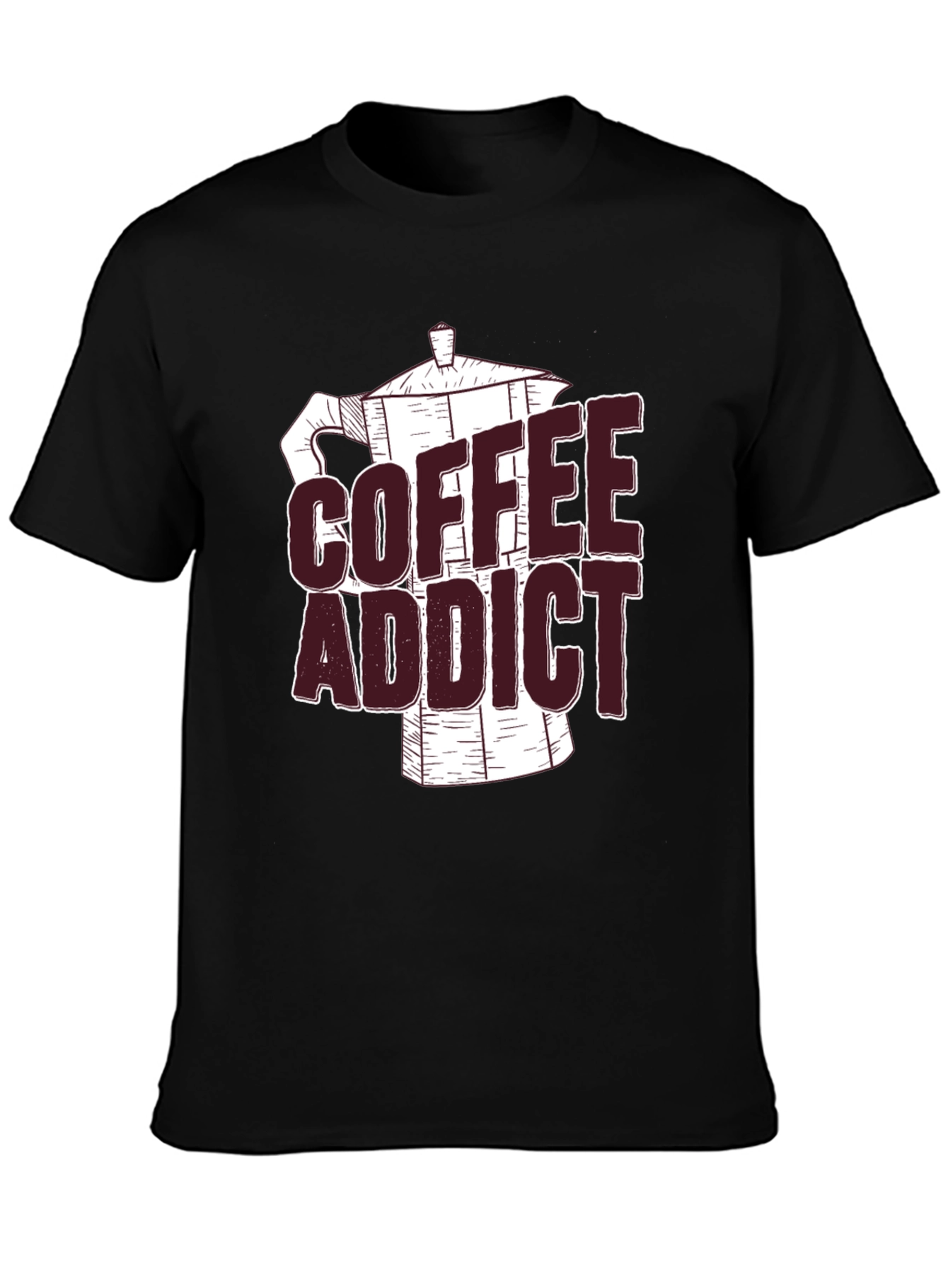 Coffee Addict Black Graphic Tee