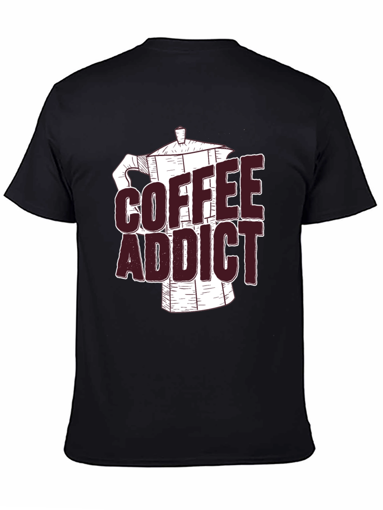 Coffee Addict Black Graphic Tee
