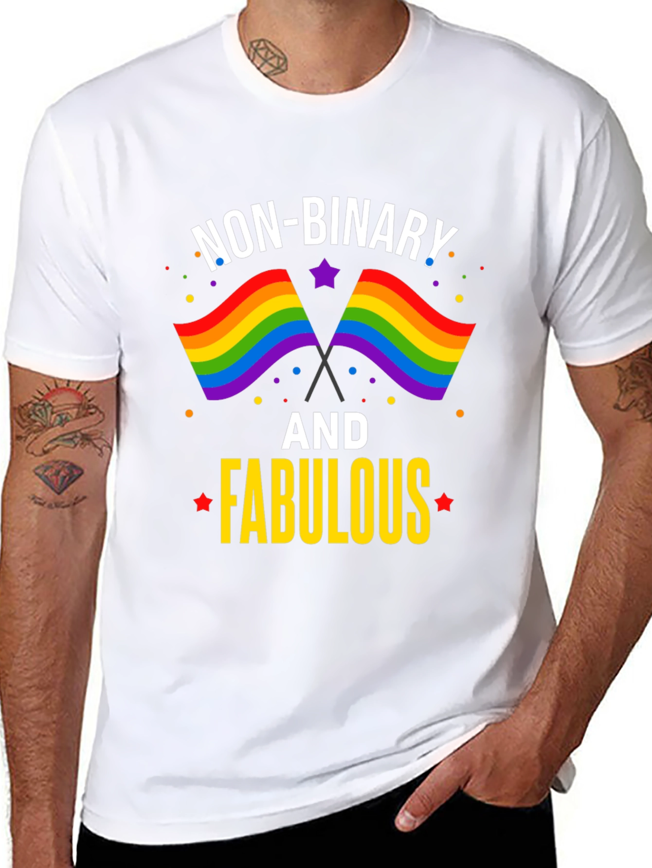 Non-Binary and Fabulous Pride T-Shirt