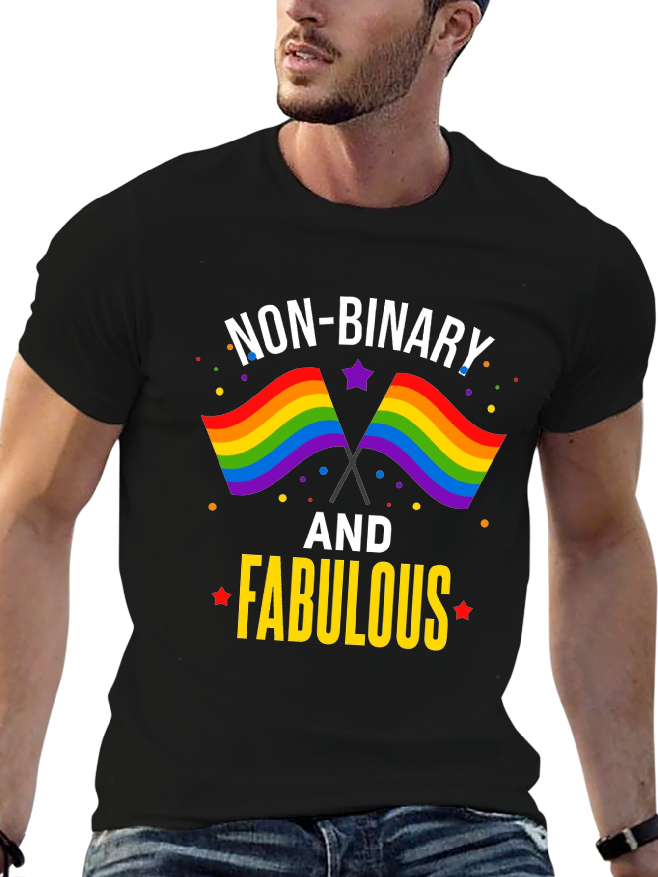 Non-Binary and Fabulous Pride T-Shirt