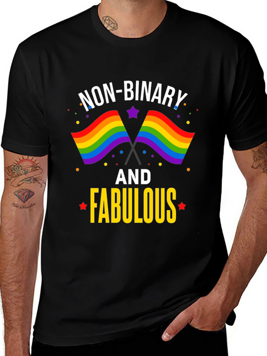 Non-Binary and Fabulous Pride T-Shirt