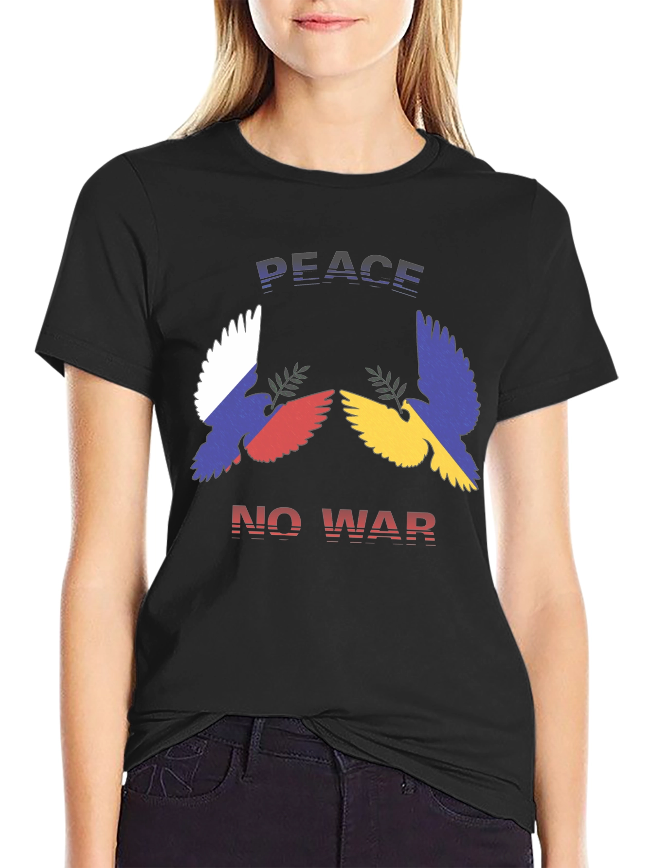 Peace No War Graphic T-Shirt