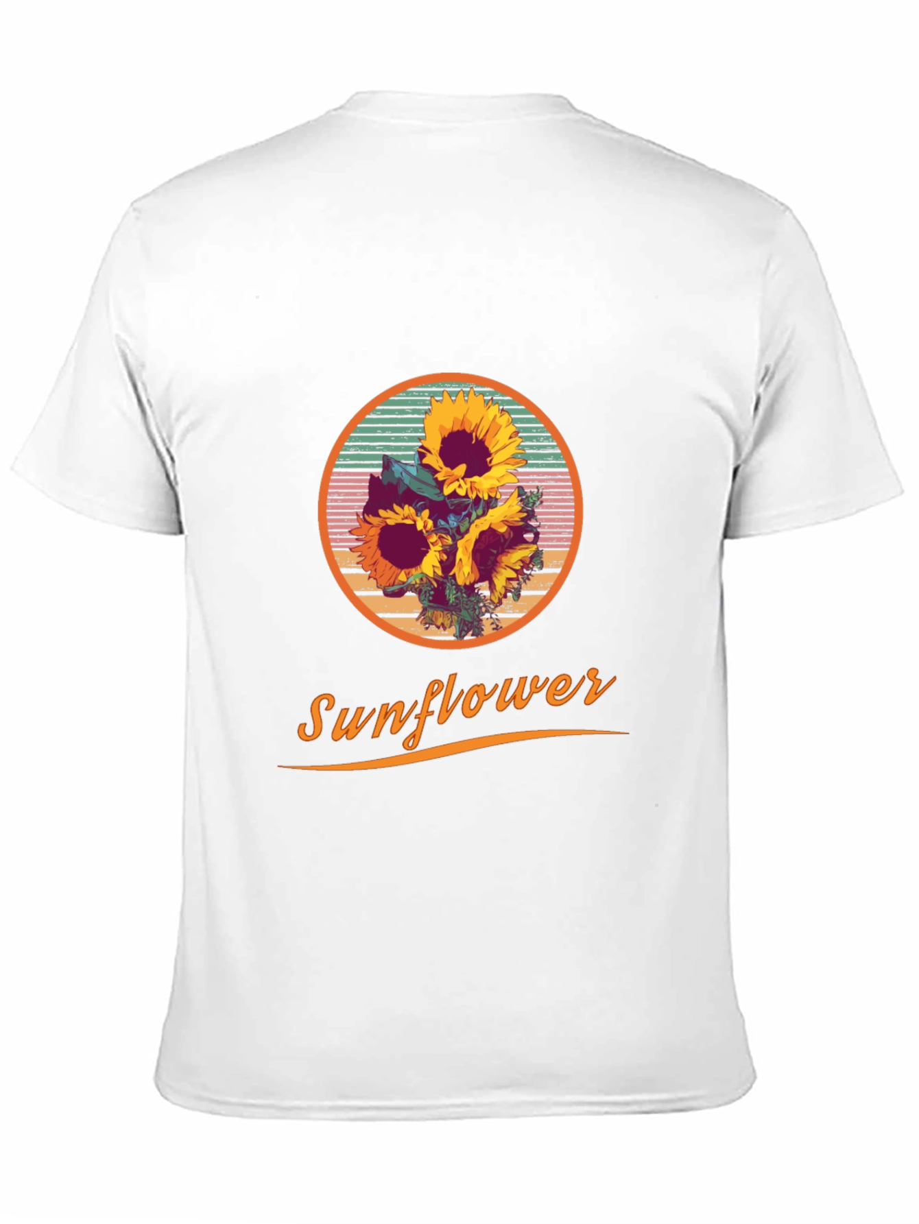 Sunflower Graphic Print Crew Neck T-Shirt