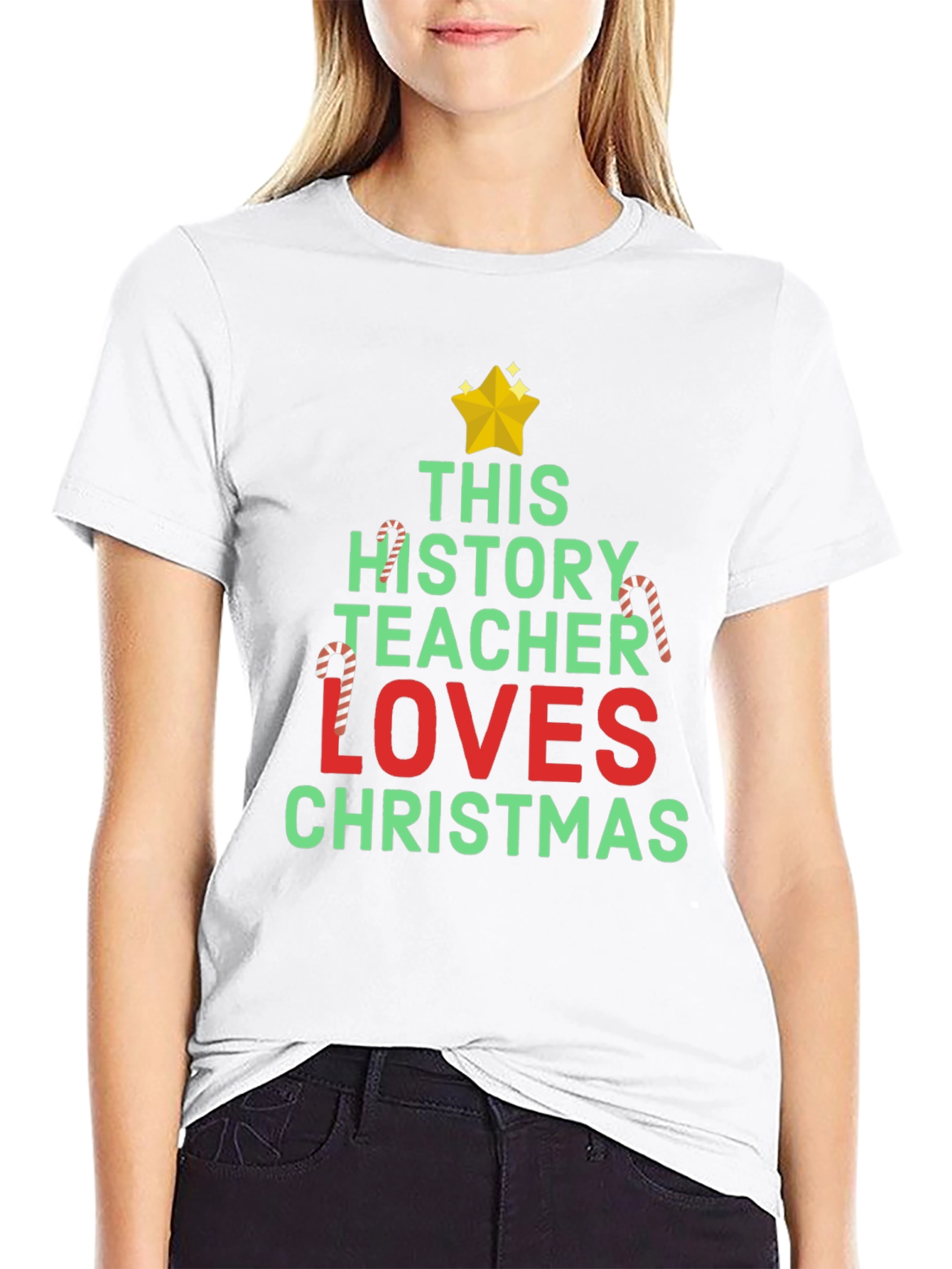 History Teacher Christmas T-Shirt