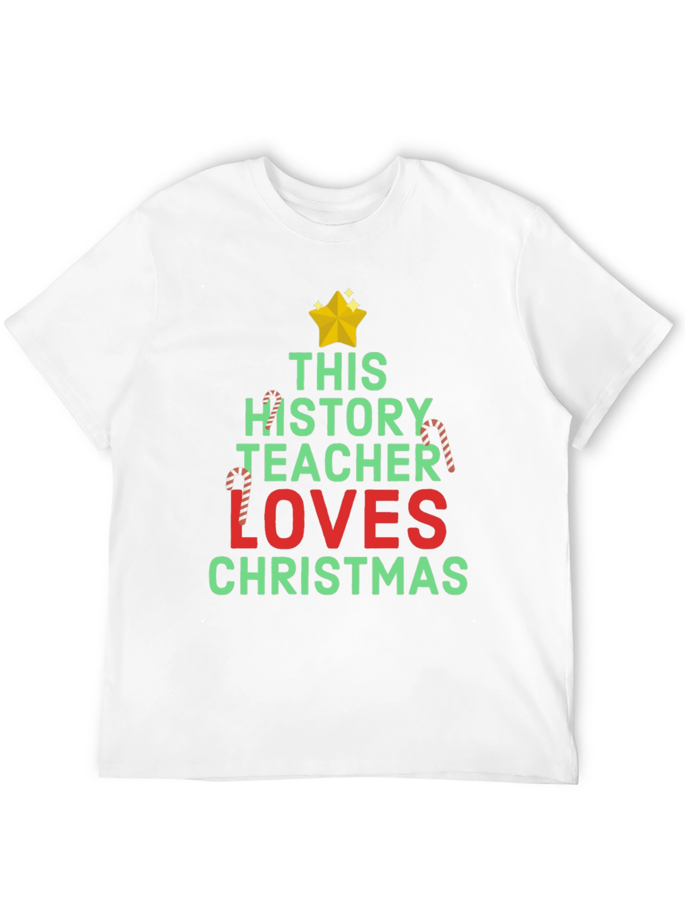 History Teacher Christmas T-Shirt