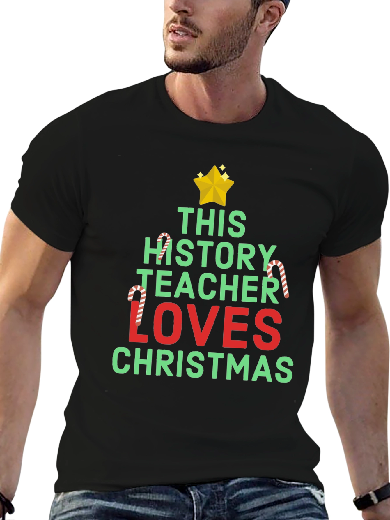 History Teacher Christmas T-Shirt