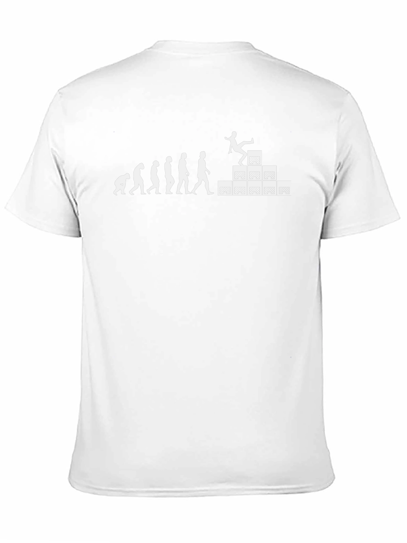 Evolution of Falling T-Shirt Funny Graphic Tee