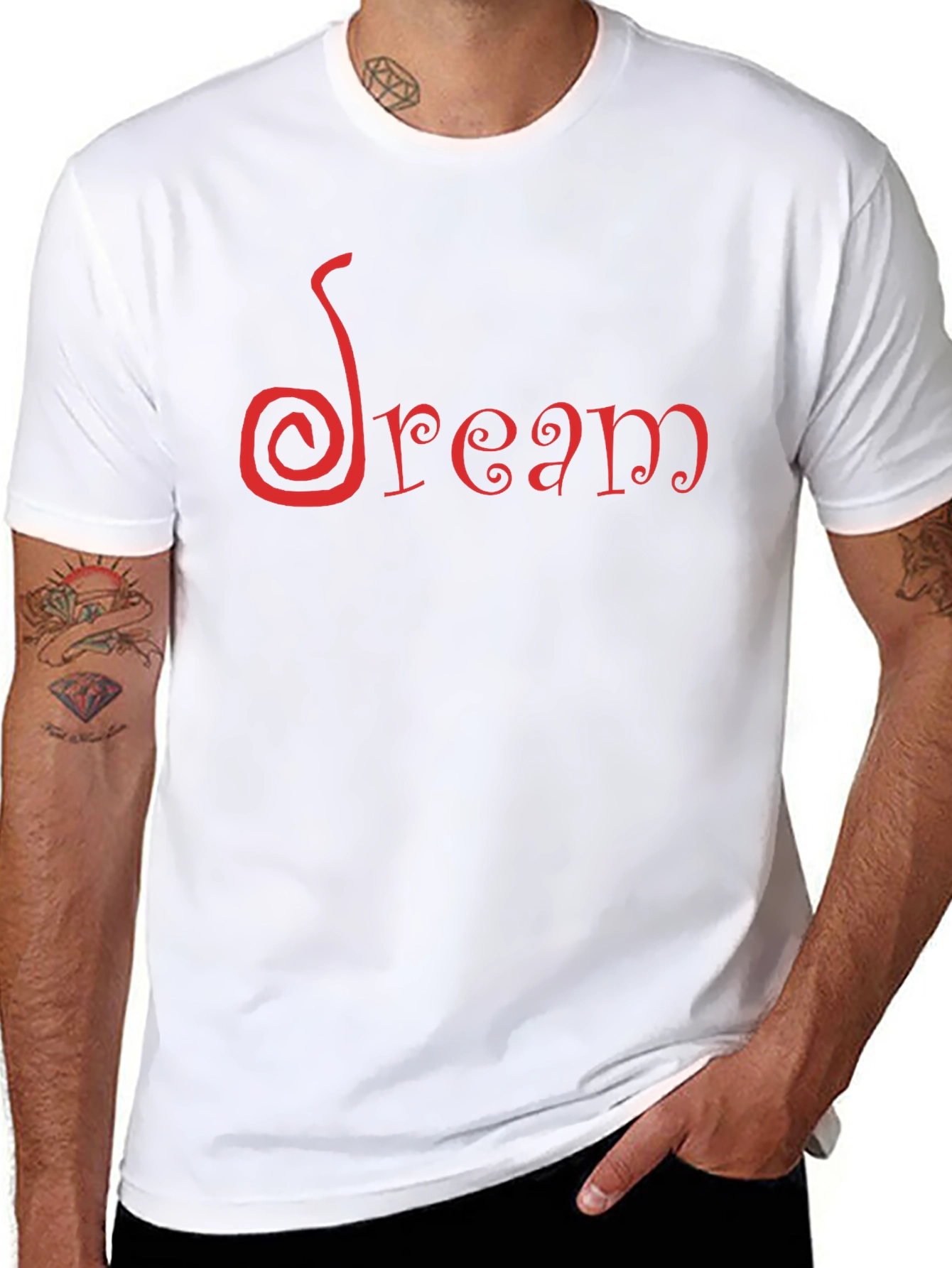 Dream Graphic Tee - Soft Cotton Black T-Shirt