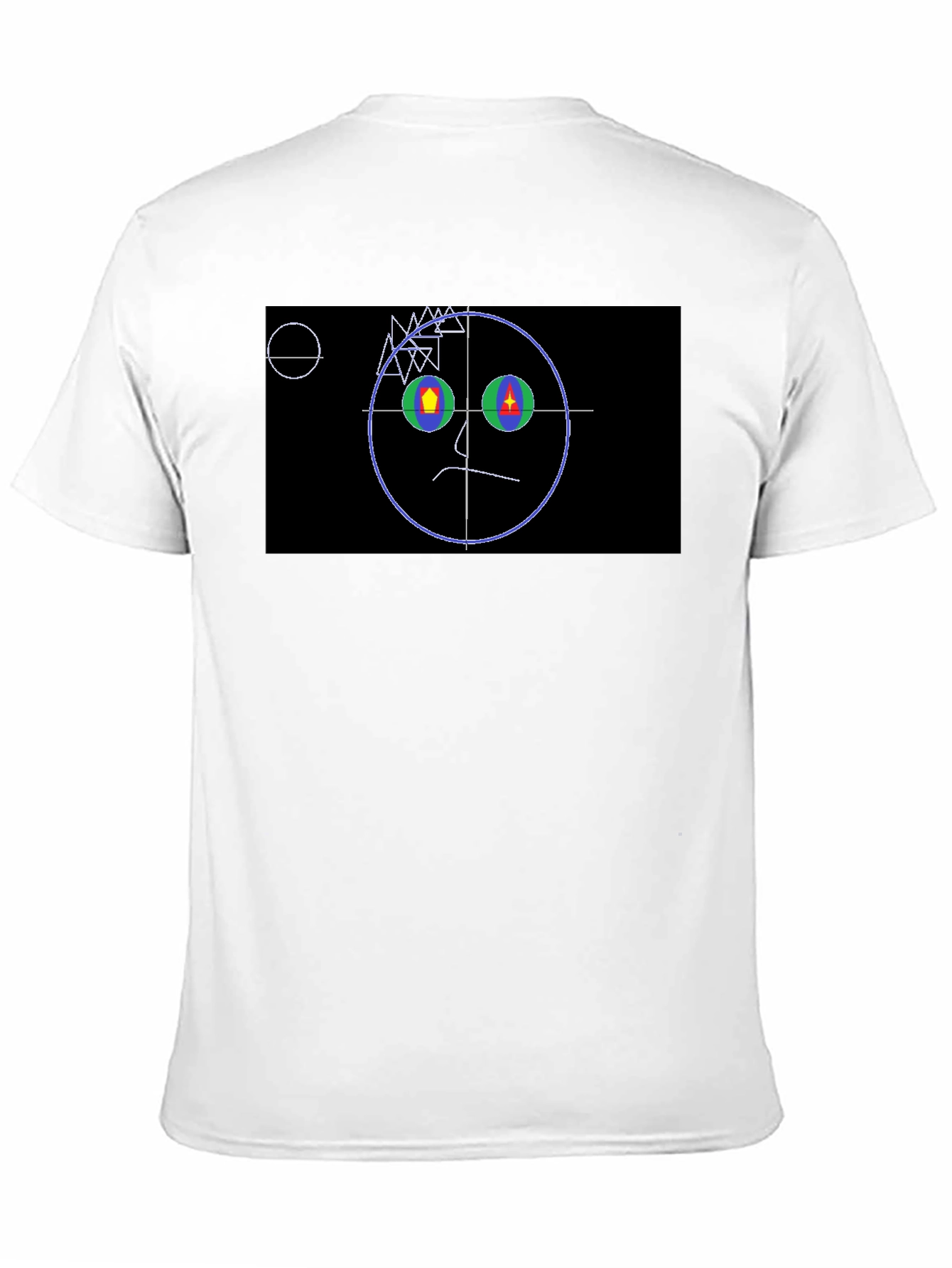 Abstract Face Graphic T-Shirt