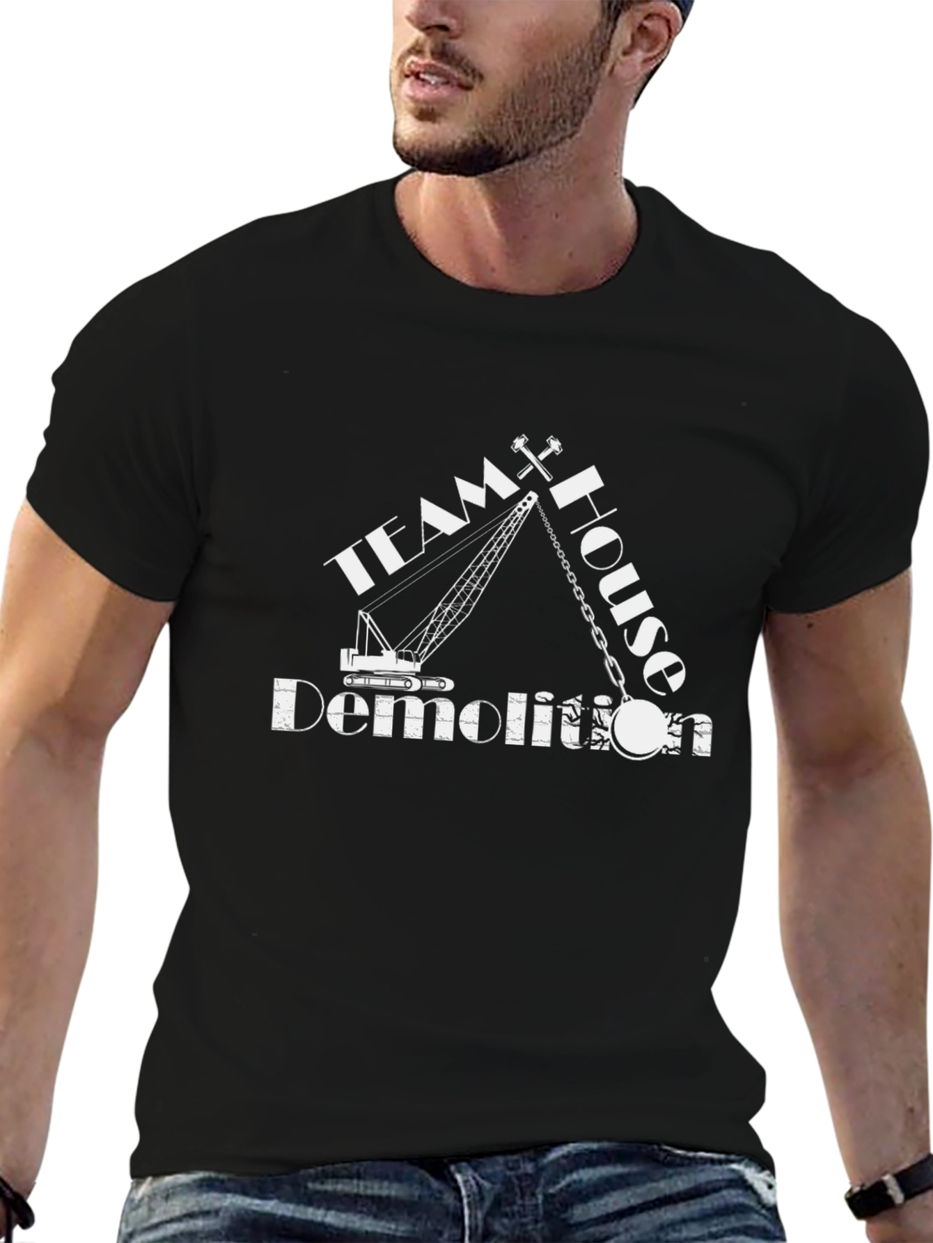 Team House Demolition Black T-Shirt