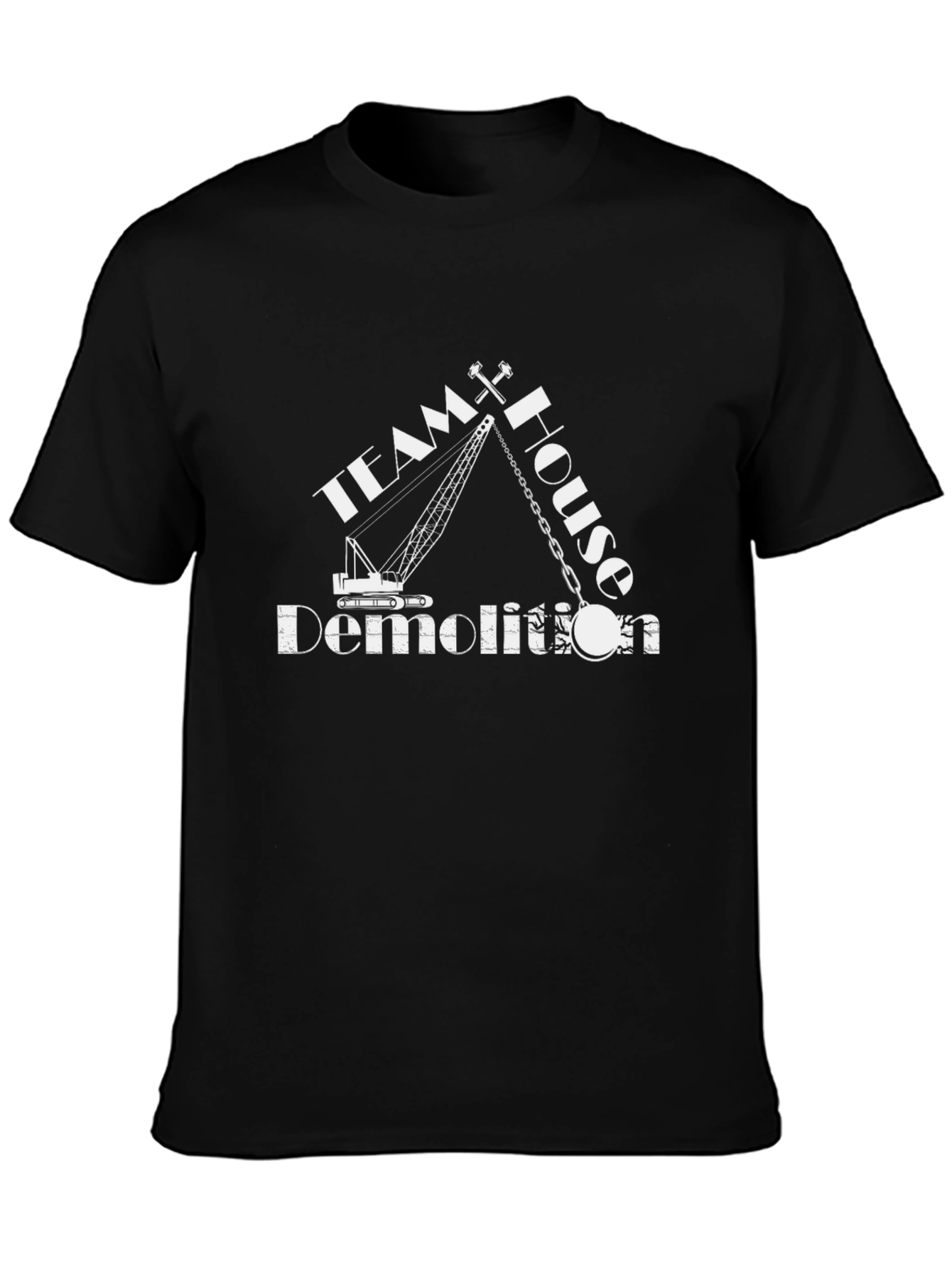 Team House Demolition Black T-Shirt