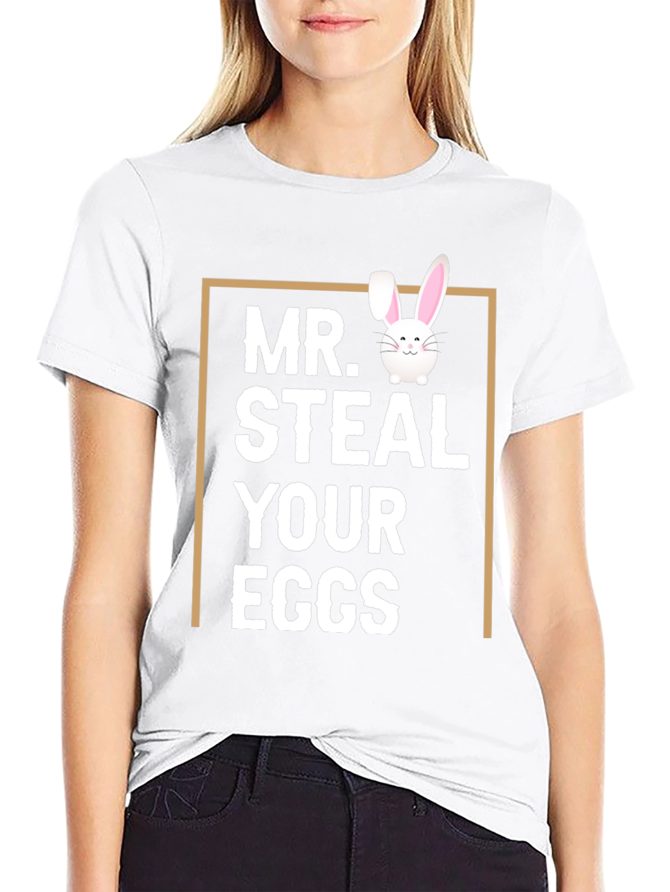 Mr. Steal Your Eggs Easter Bunny T-Shirt