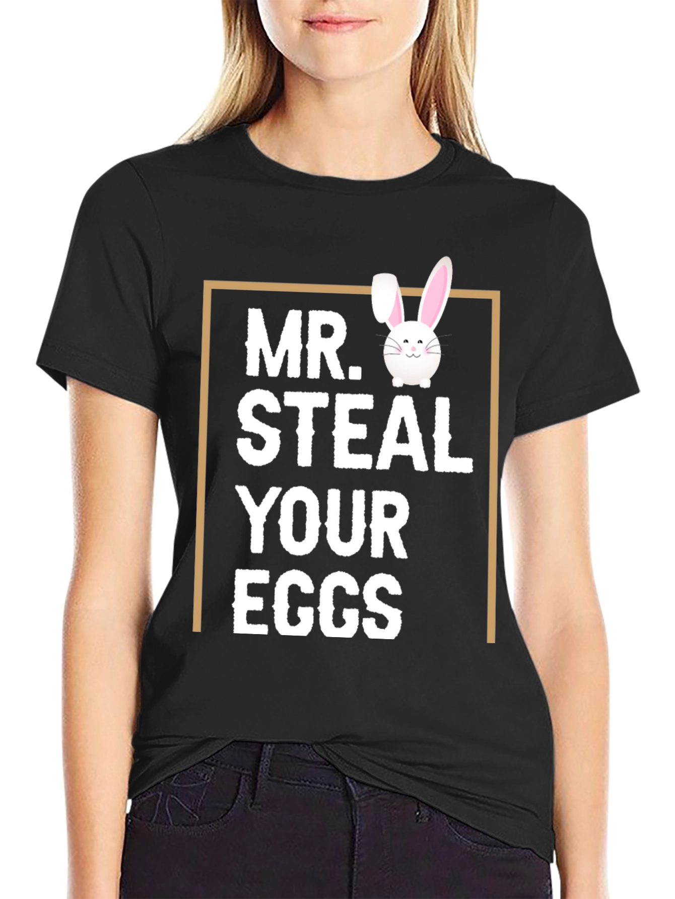 Mr. Steal Your Eggs Easter Bunny T-Shirt