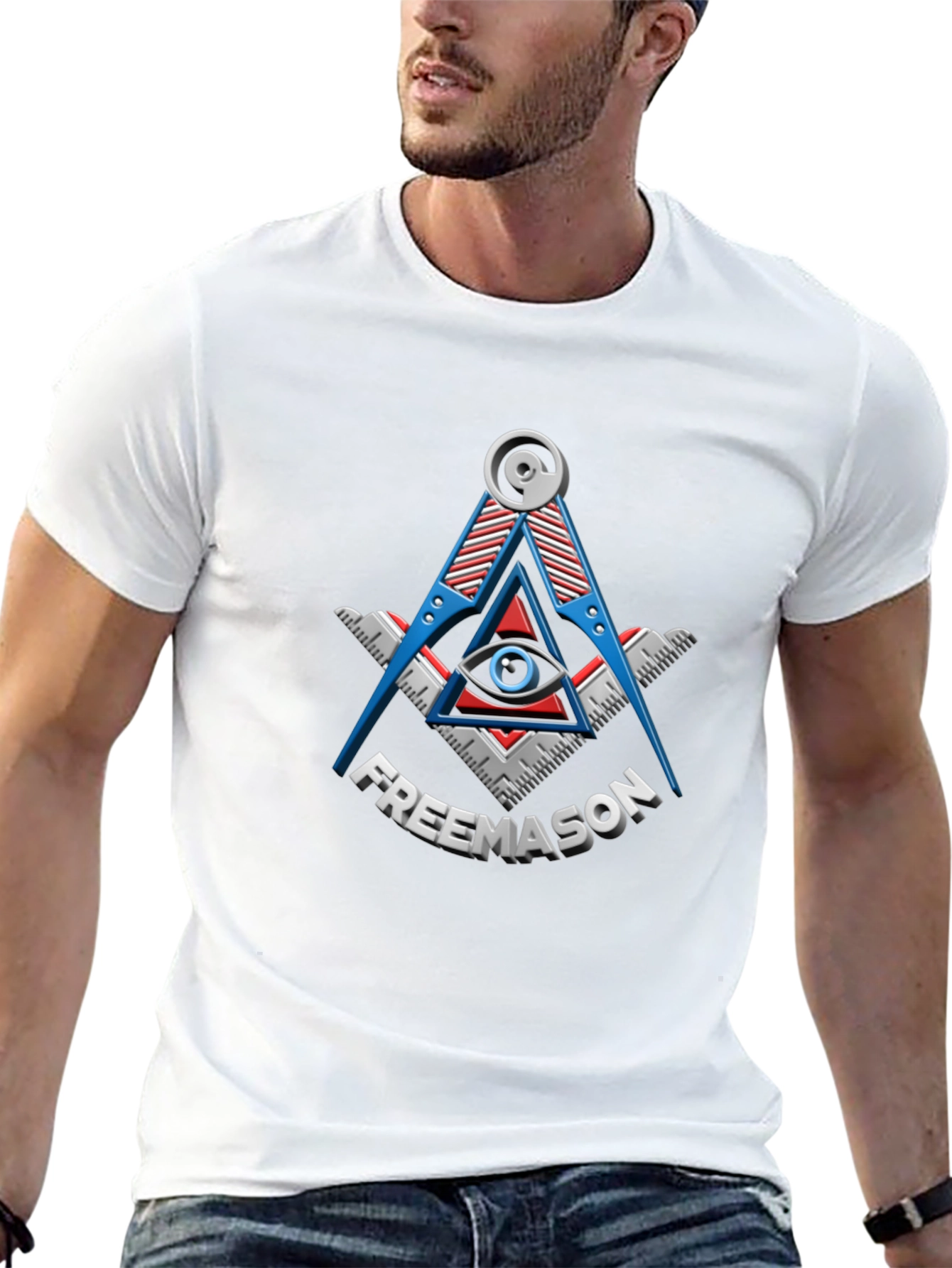 Freemason Symbol Black T-Shirt