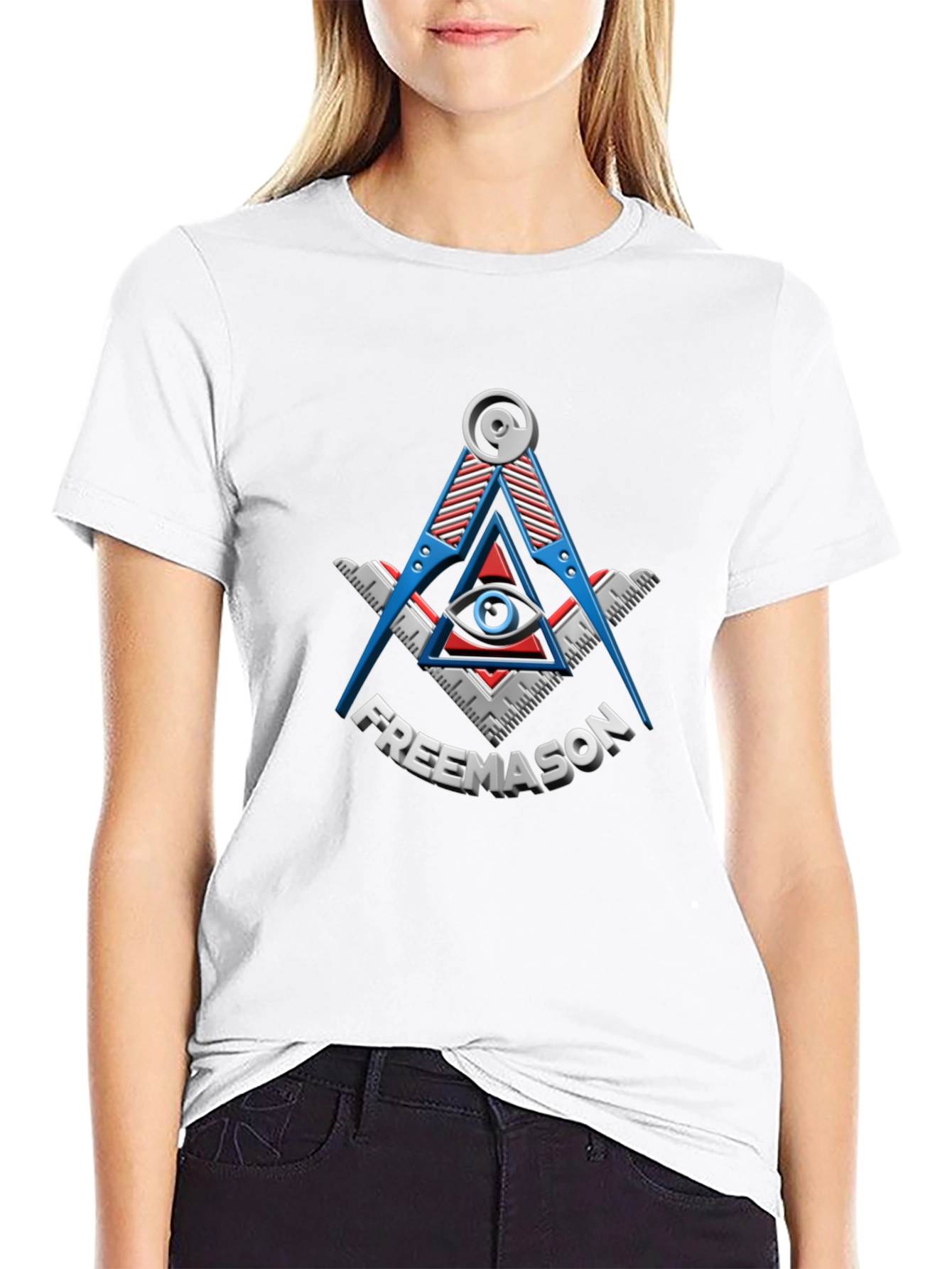 Freemason Symbol Black T-Shirt