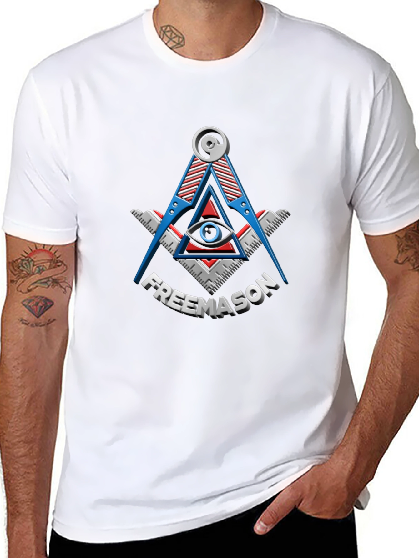 Freemason Symbol Black T-Shirt