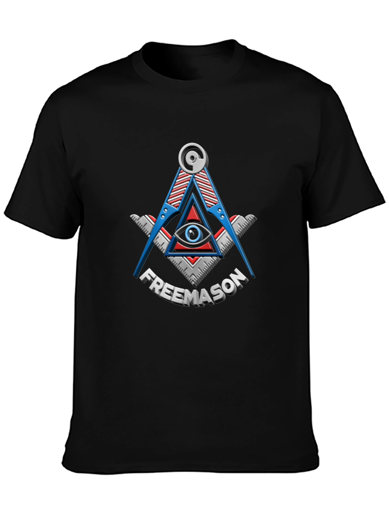 Freemason Symbol Black T-Shirt